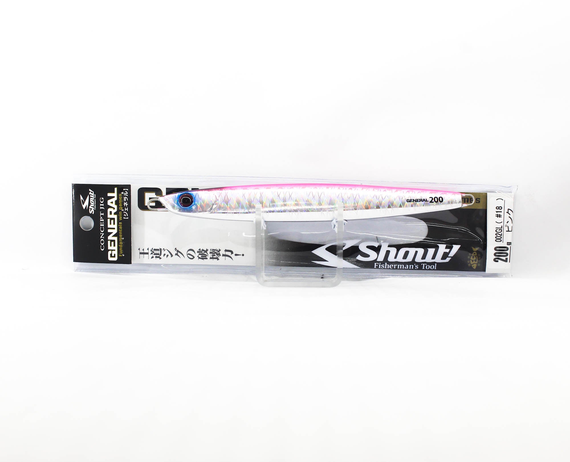 Shout 002GL Metal Jig General 200 grams #18 (8406)