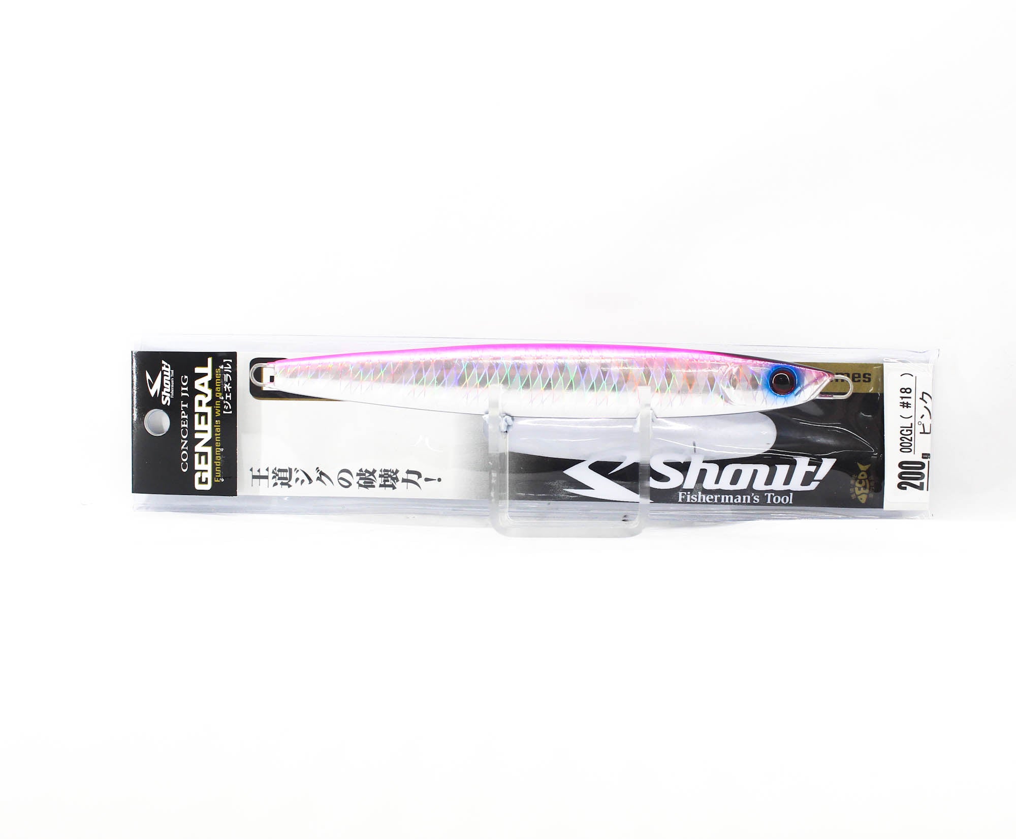 Shout 002GL Metal Jig General 200 grams #18 (8406)