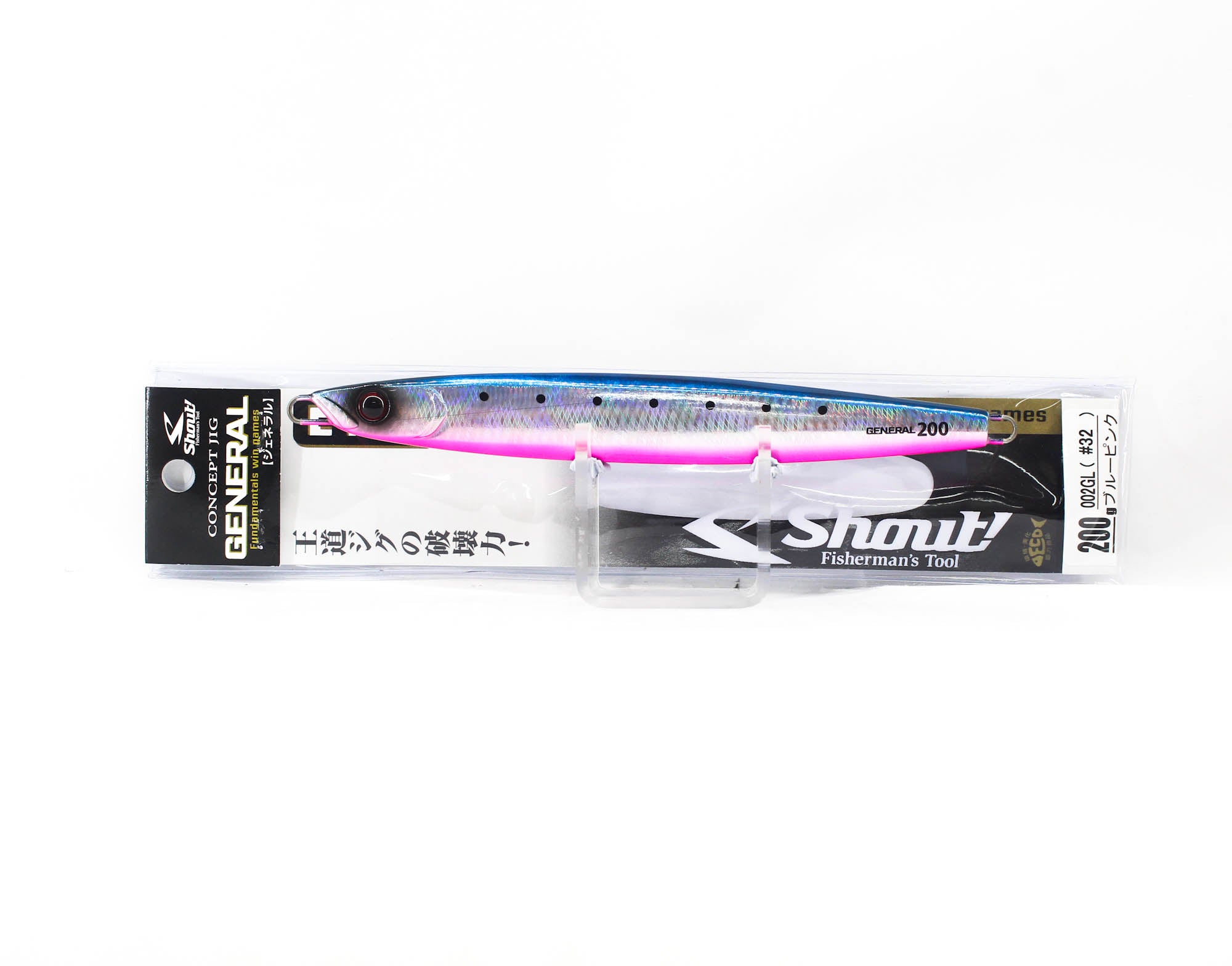 Shout 002GL Metal Jig General 200 grams #32 (8437)