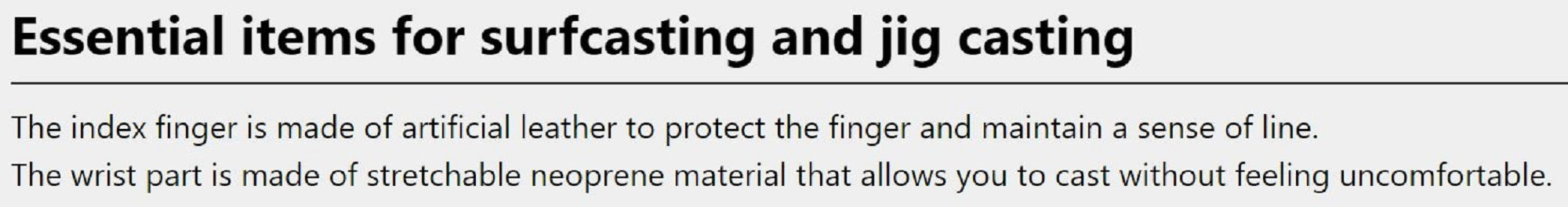 Prox PX572 Finger Protector for Casting (6630)