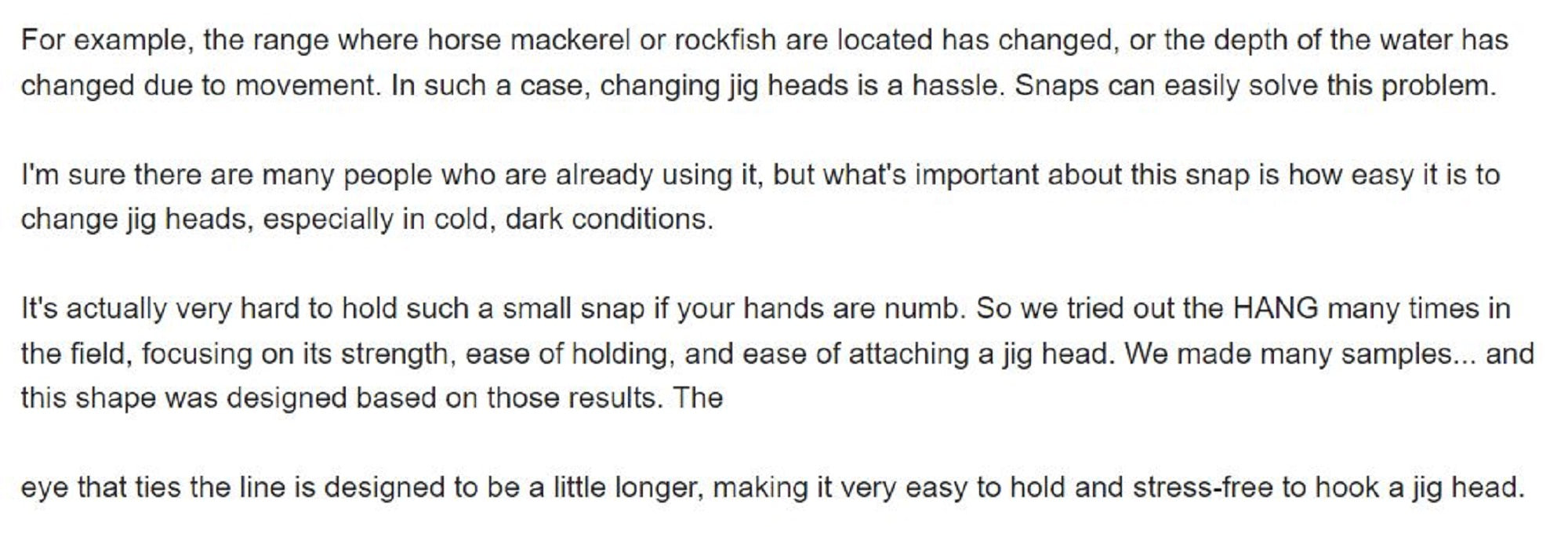 Harimitsu Magbite MBA02 Snap Light Game Hang Size S (0223)