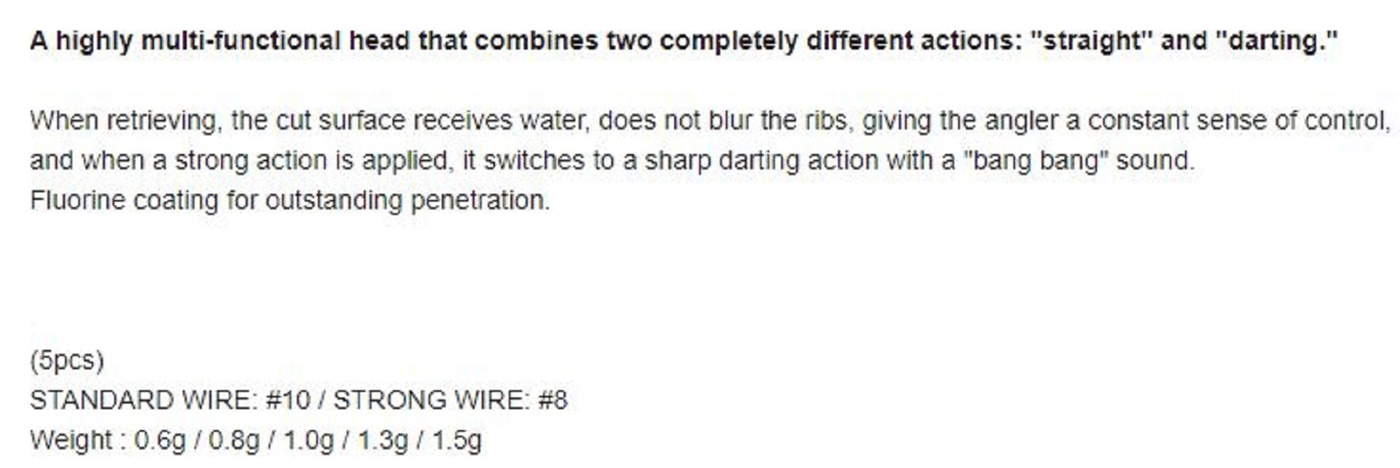 Harimitsu Magbite MB05 Jighead Aji Killer 1.5 grams size 10 (6072)