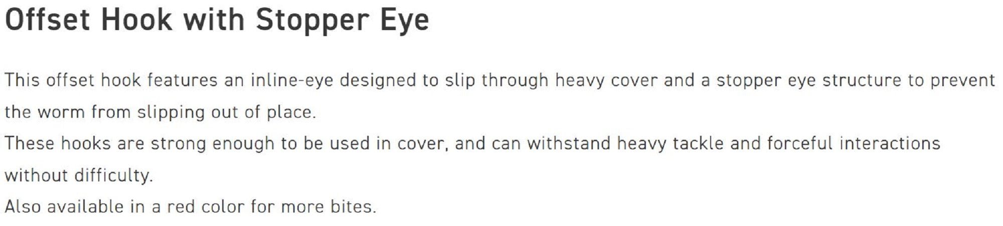 Vanfook DM-52B Magic Beak Heavy Worm Hook Size 1 (5286)