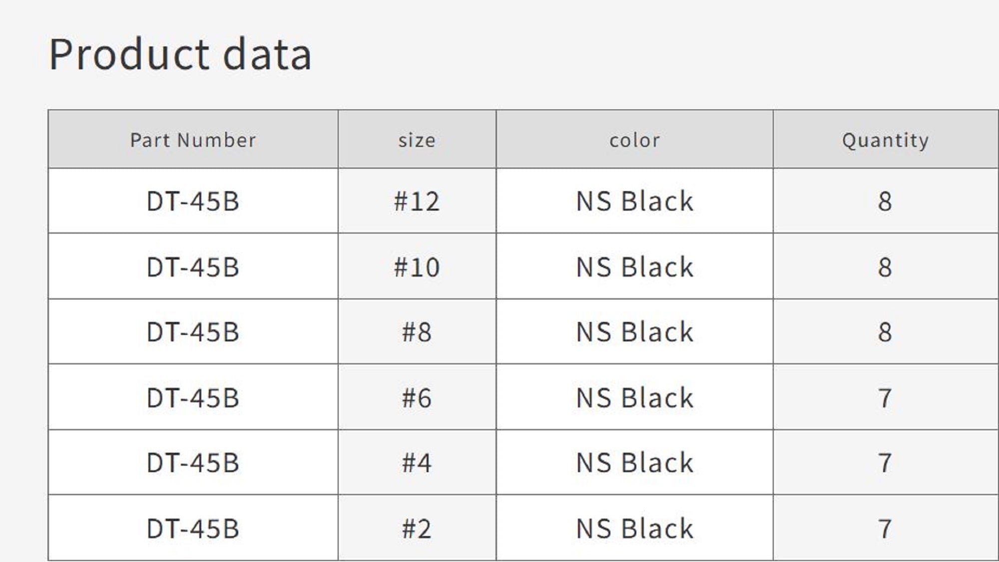 Vanfook DT-45B Treble Hook Short Shank Size 12 (8836)