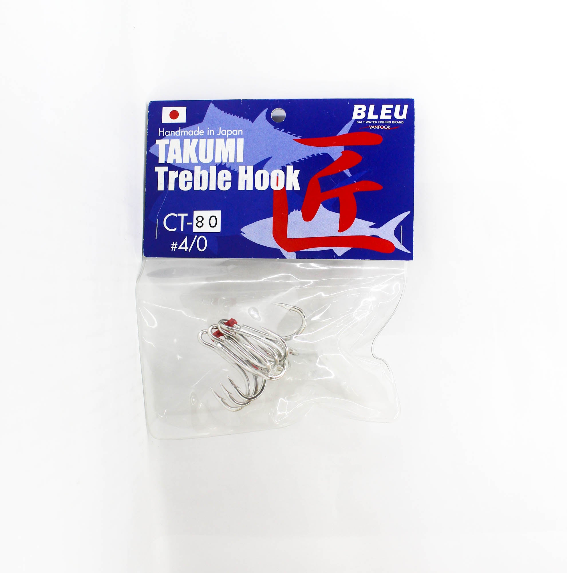 Vanfook Treble Hooks CT-80 Takumi Size 4/0 (0204)