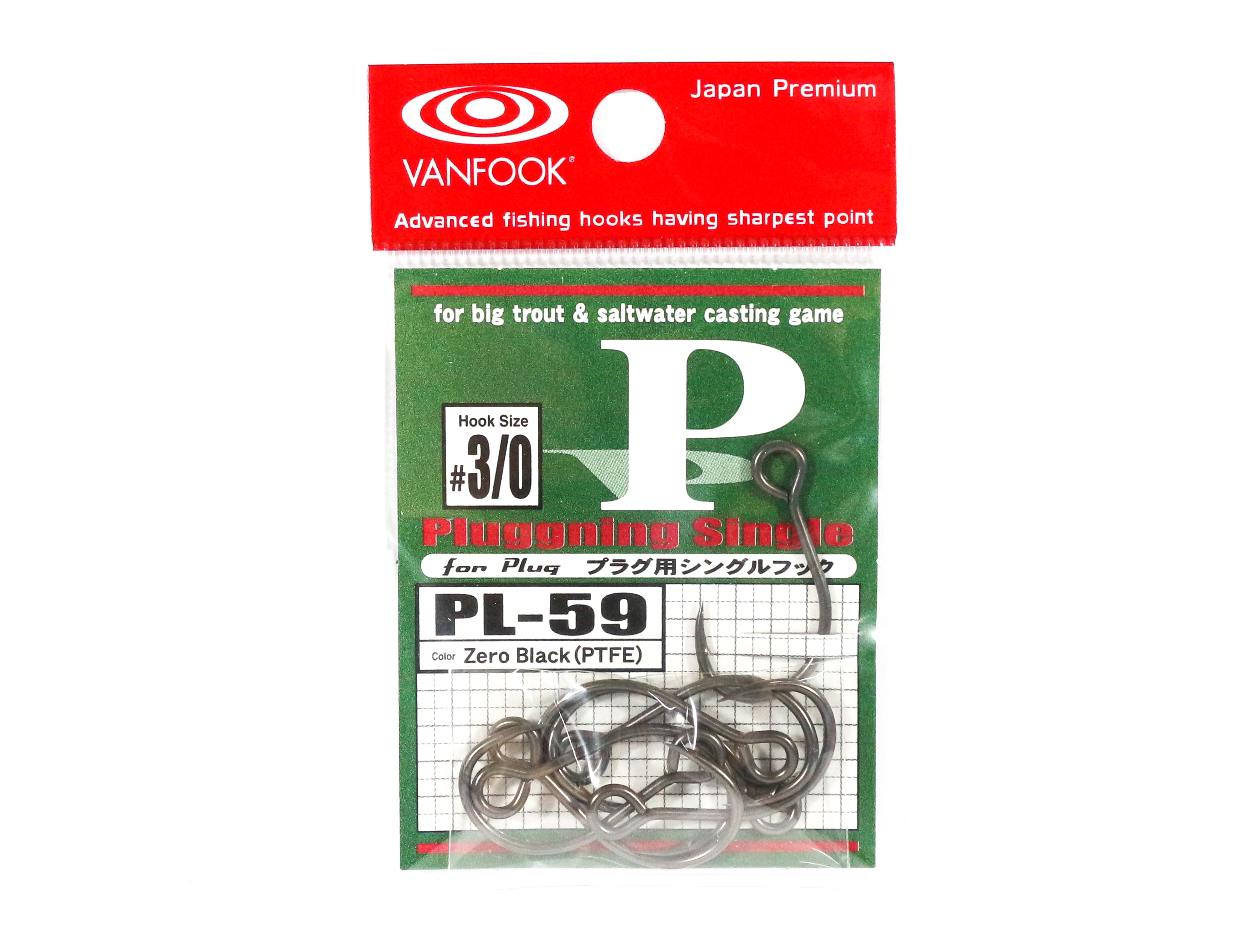 Vanfook PL-59 Single Hook Size 3/0 (2772)