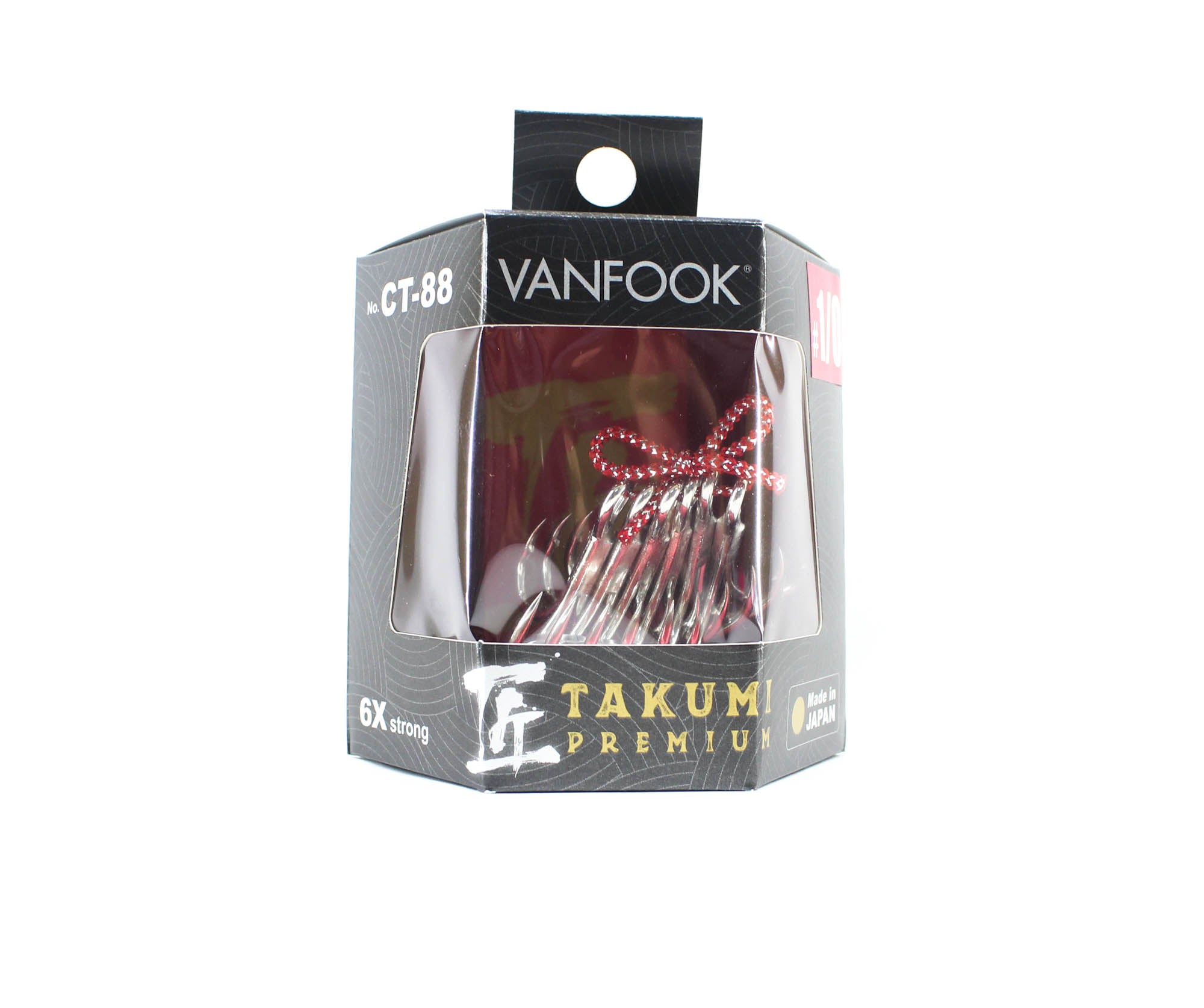 Vanfook Treble Hooks GT Takumi Premium Size 1/0 (7449)