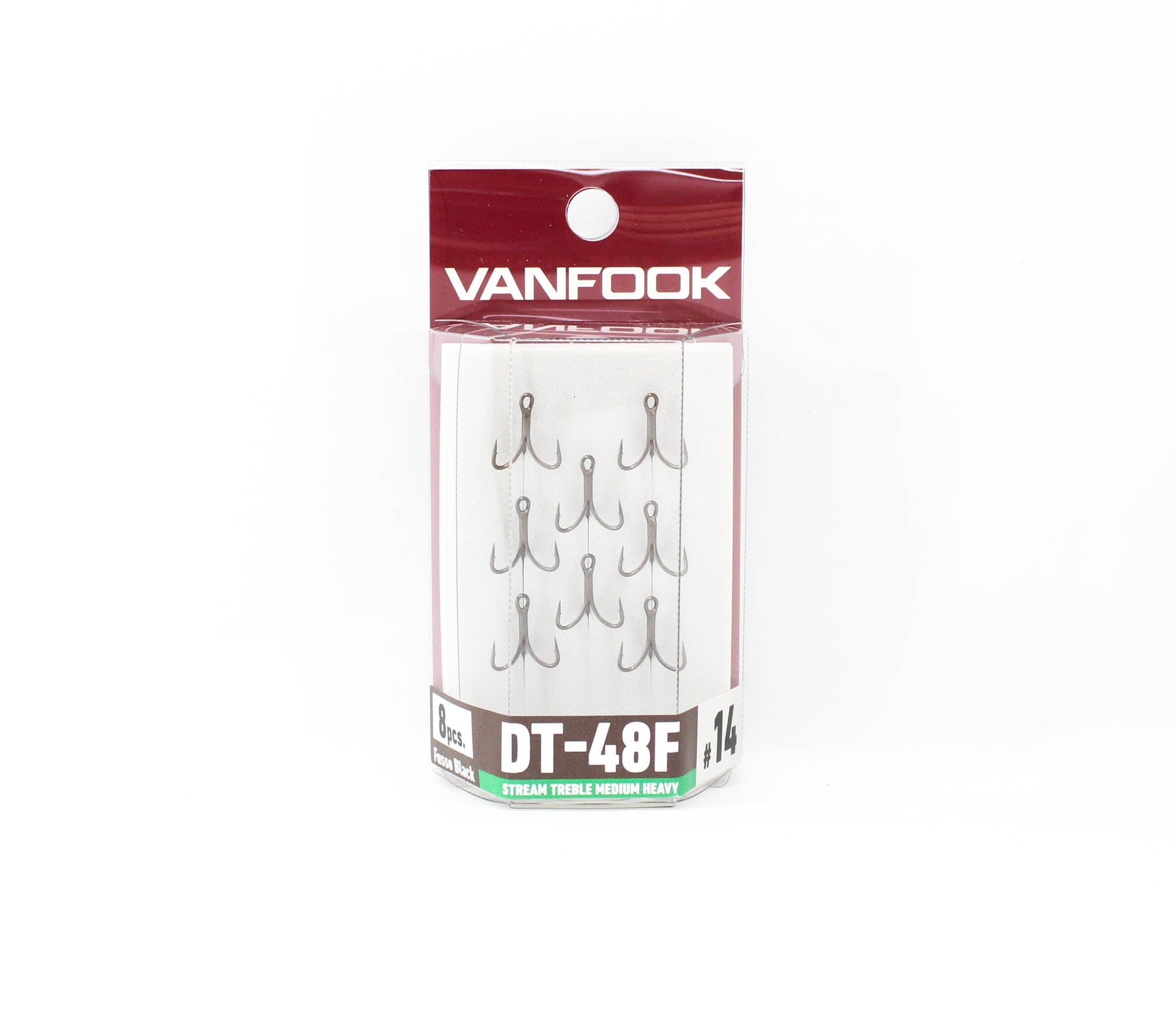 Vanfook DT-48F Treble Hook Stream Medium Heavy Size 14 (8637)