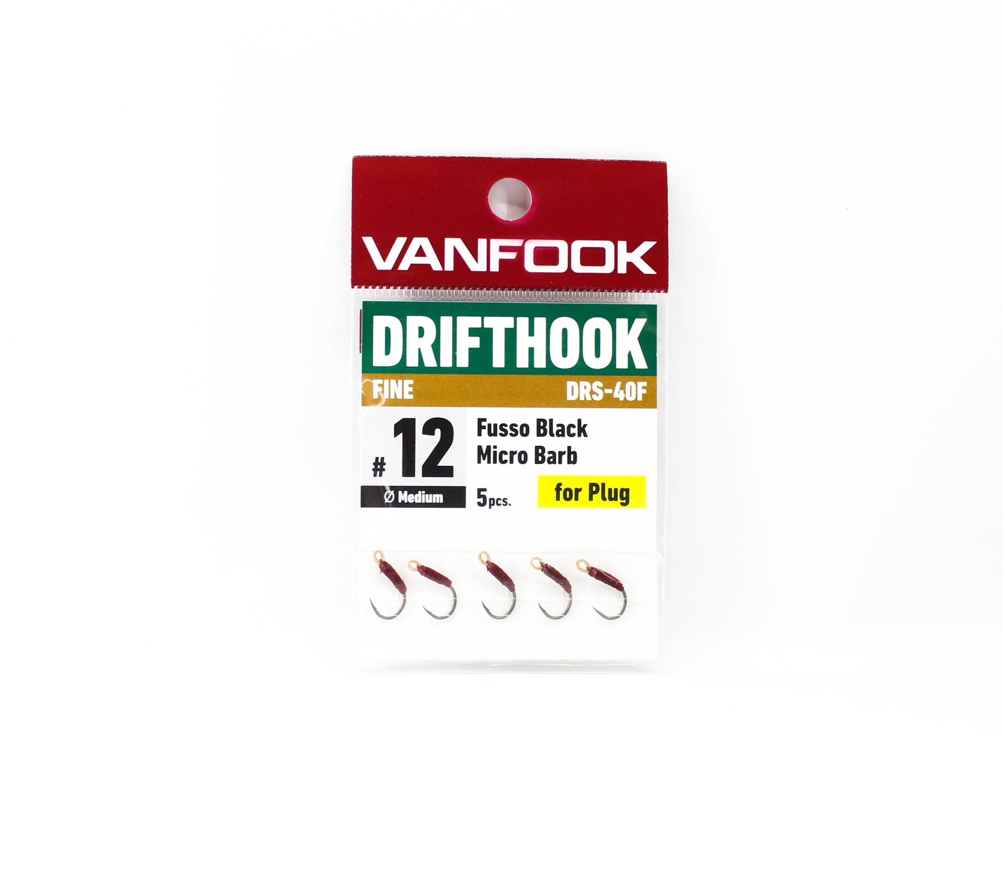 Vanfook DRS-40F Drifthook Fine Wire Micro Barb Size 12 (8668)