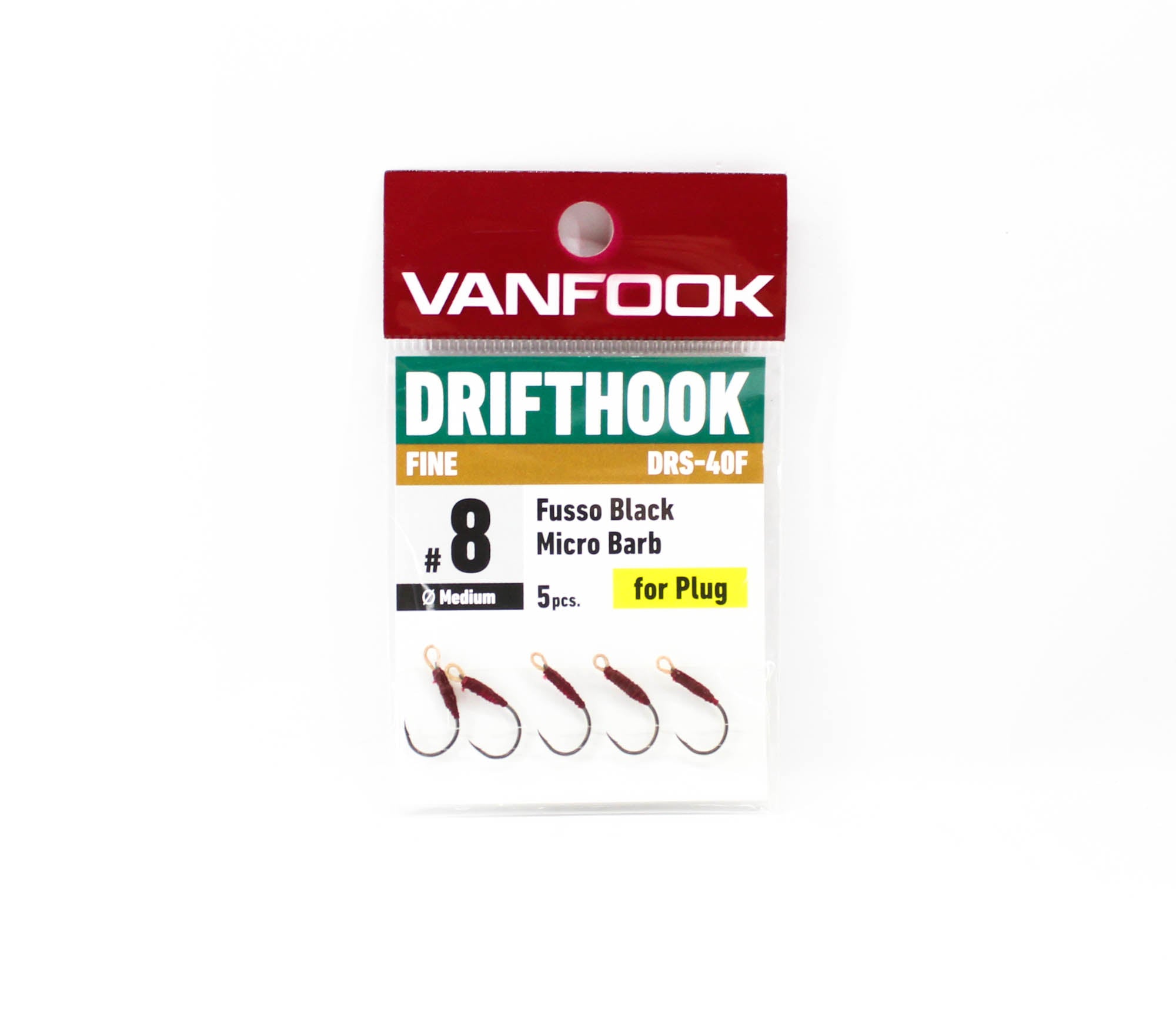 Vanfook DRS-40F Drifthook Fine Wire Micro Barb Size 8 (8682)