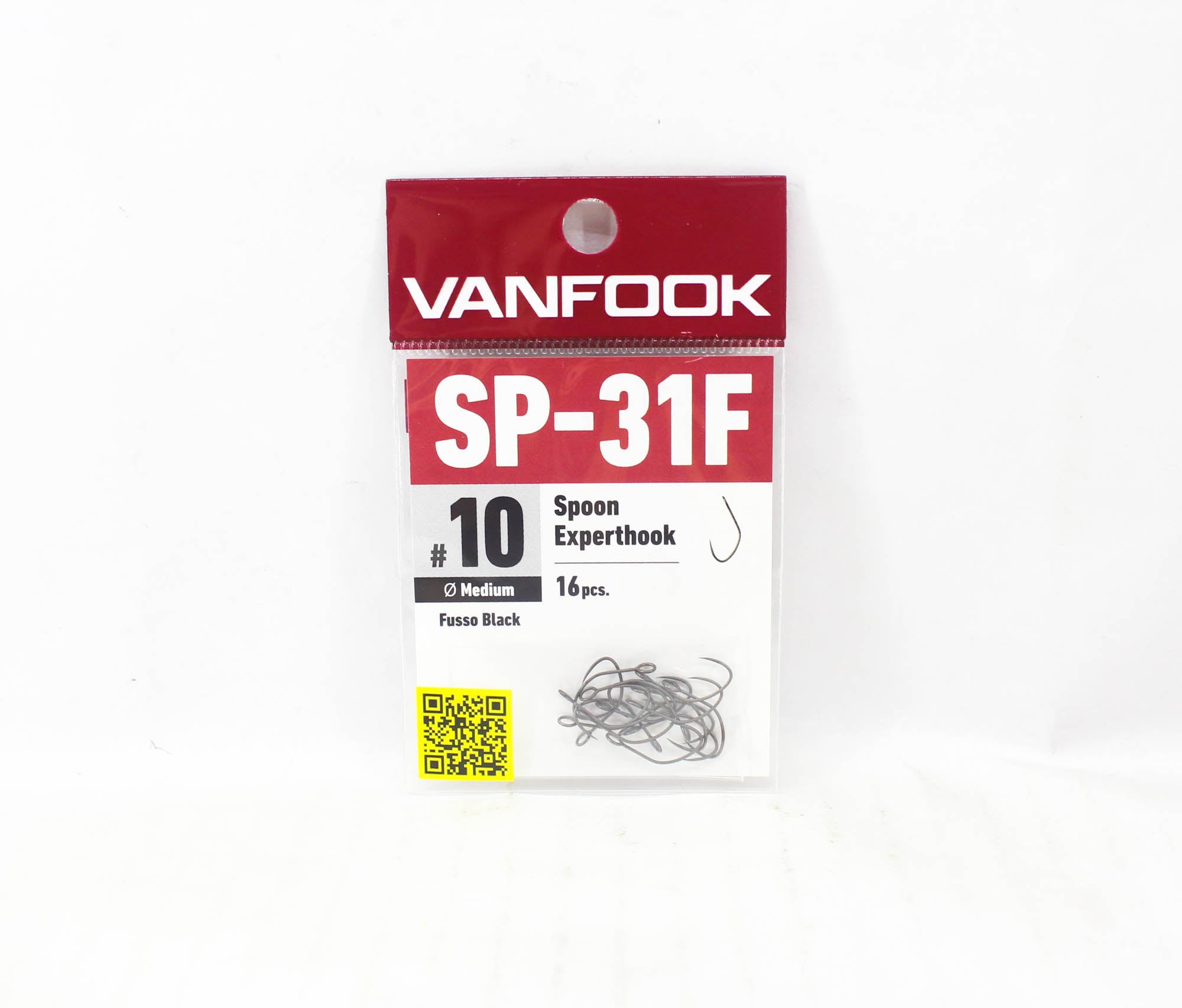 Vanfook SP-31F Spoon Expert Medium Hook Size 10, 16/pack Black (8927)
