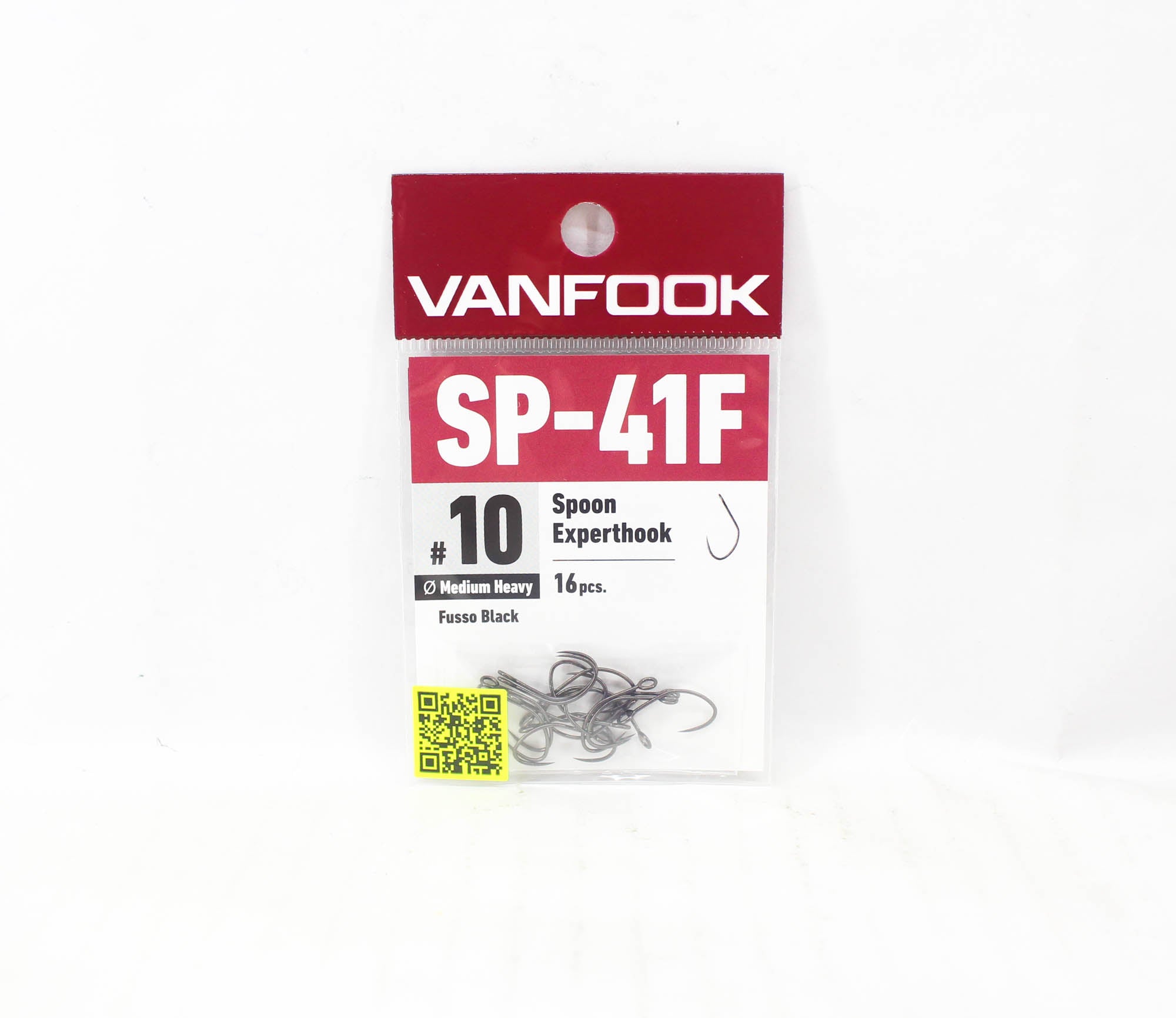 Vanfook SP-41F Spoon Expert Medium Heavy Hook Size 10, 16/pack Black (9023)