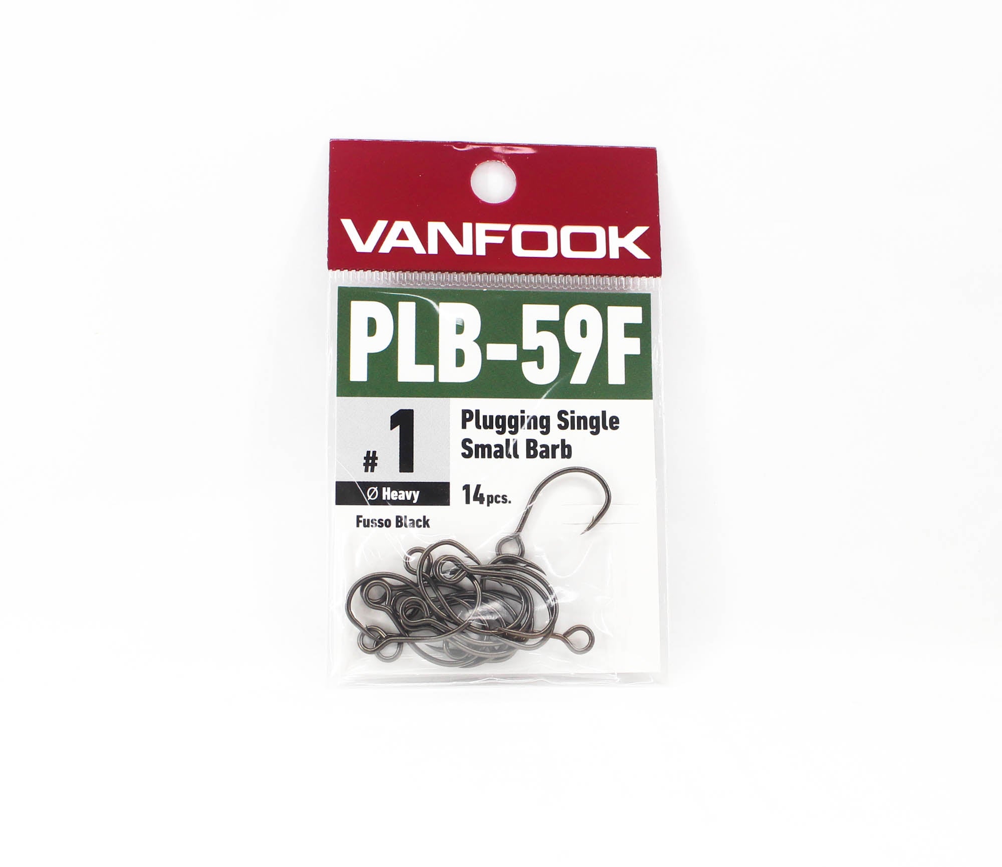 Vanfook PLB-59F Plugging Single Hook Small Barb Size 1 (9146)