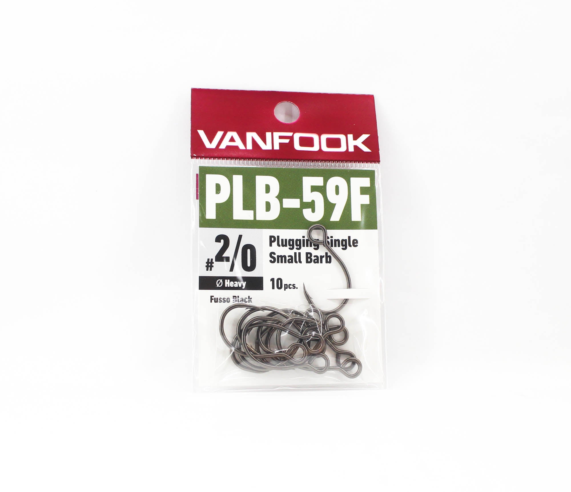 Vanfook PLB-59F Plugging Single Hook Small Barb Size 2/0 (9160)