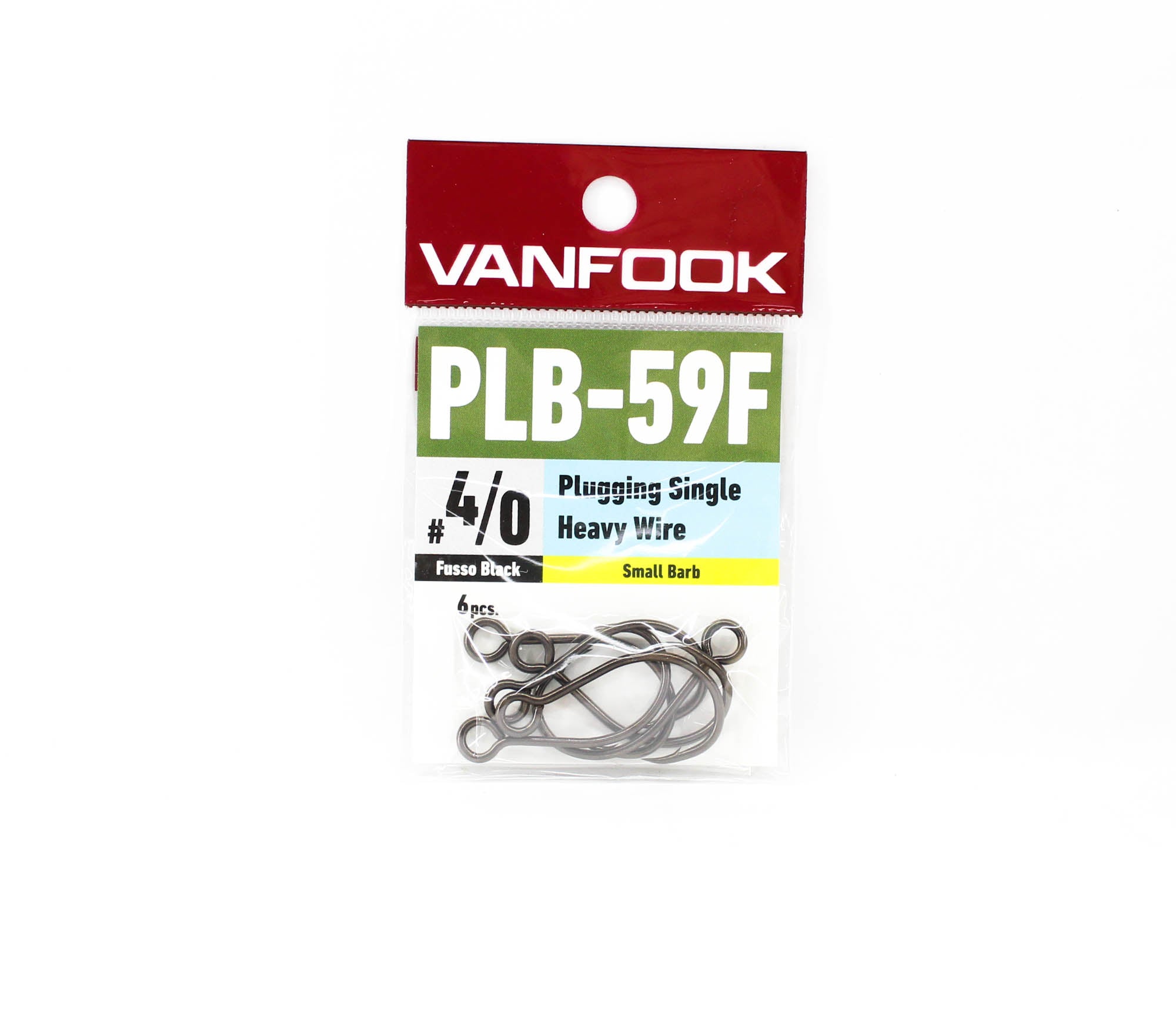 Vanfook PLB-59F Plugging Single Hook Small Barb Size 4/0 (9184)