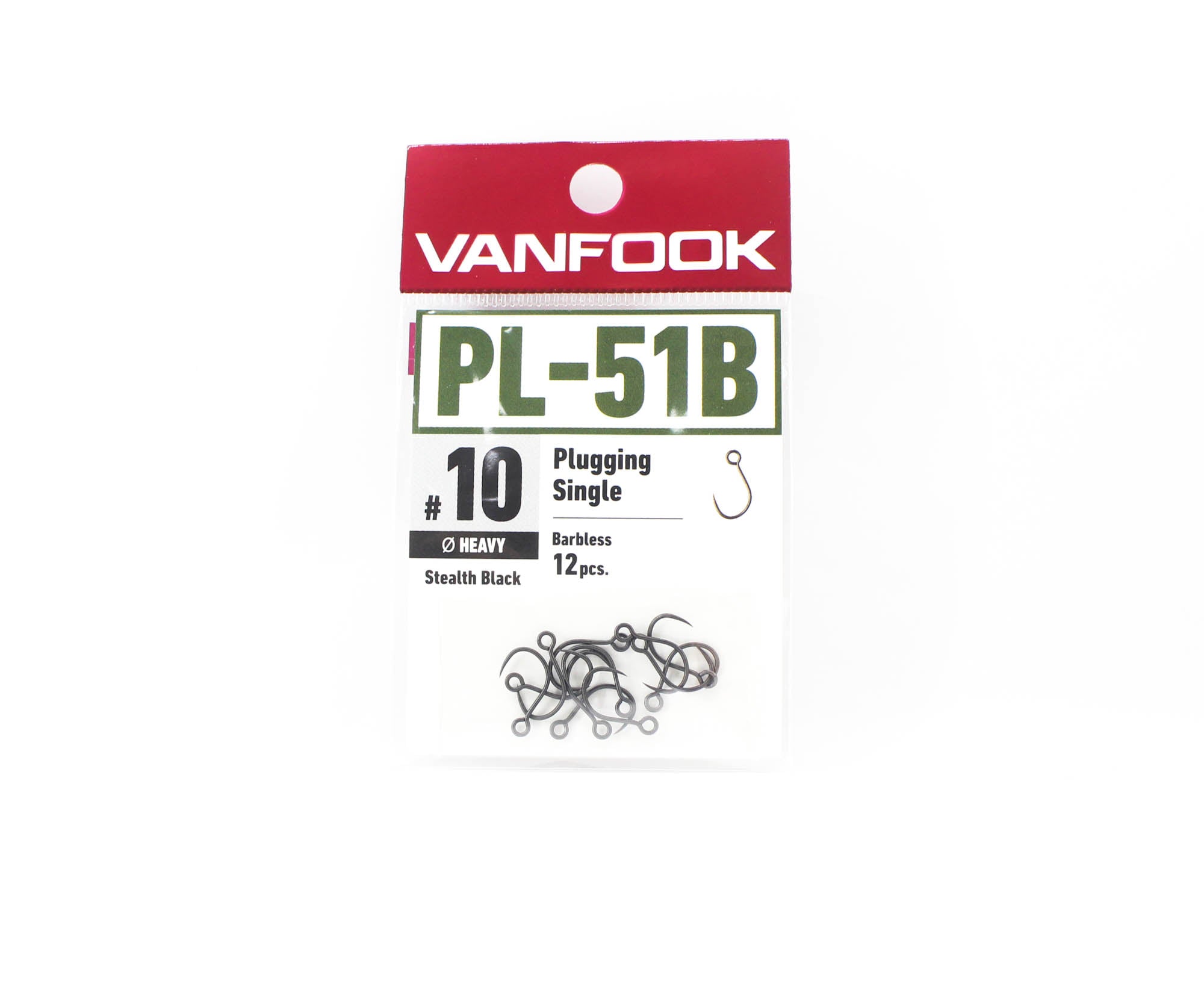Vanfook PL-51B Plugging Single Hook Barbless Size 10 (9894)