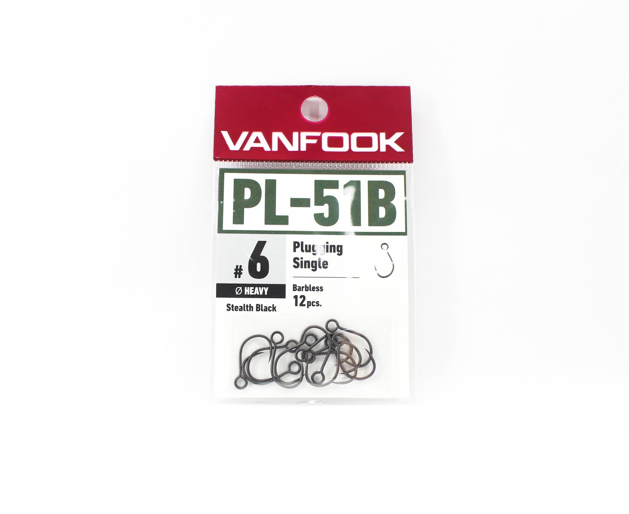 Vanfook PL-51B Plugging Single Hook Barbless Size 6 (9924)