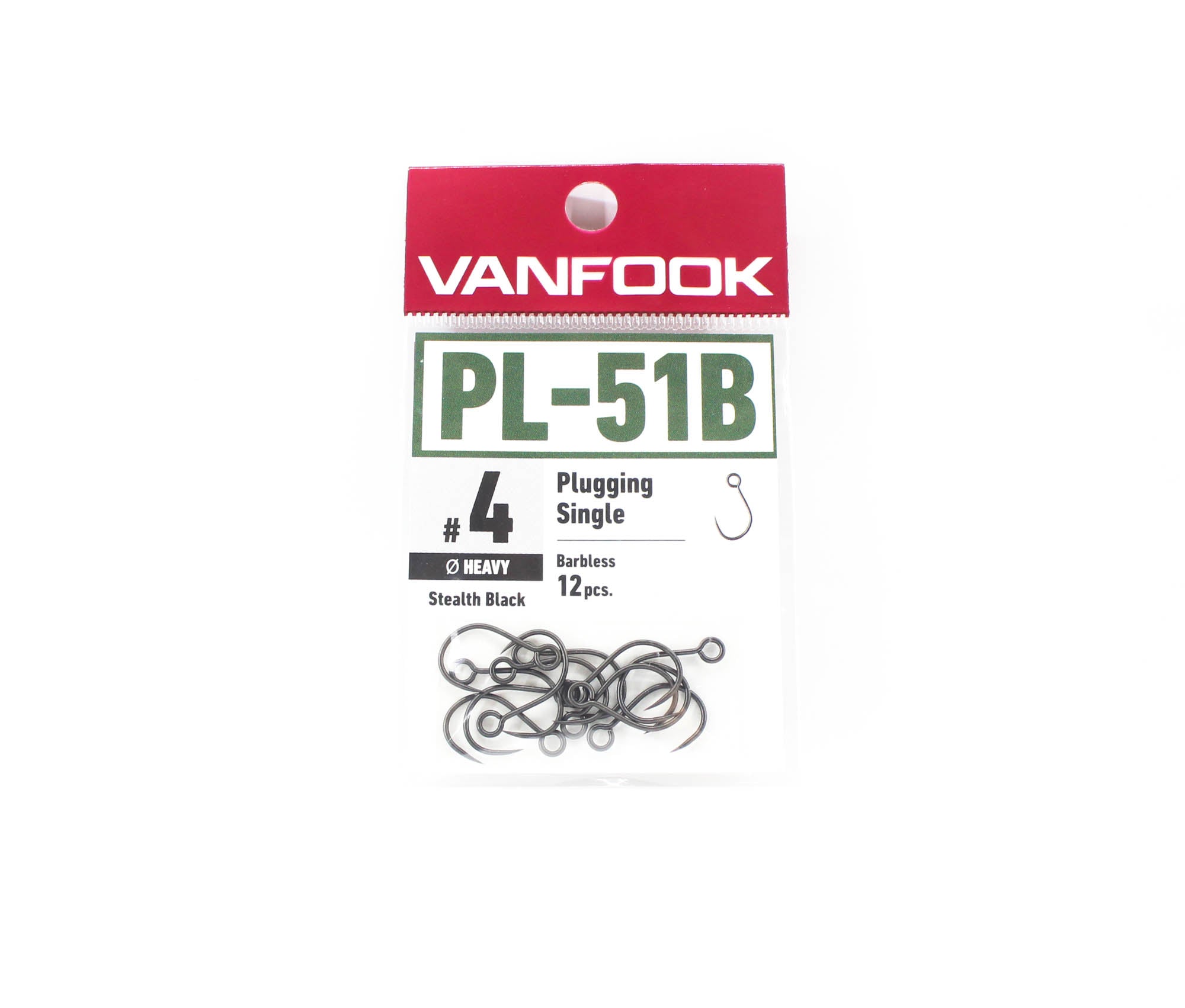 Vanfook PL-51B Plugging Single Hook Barbless Size 4 (9931)