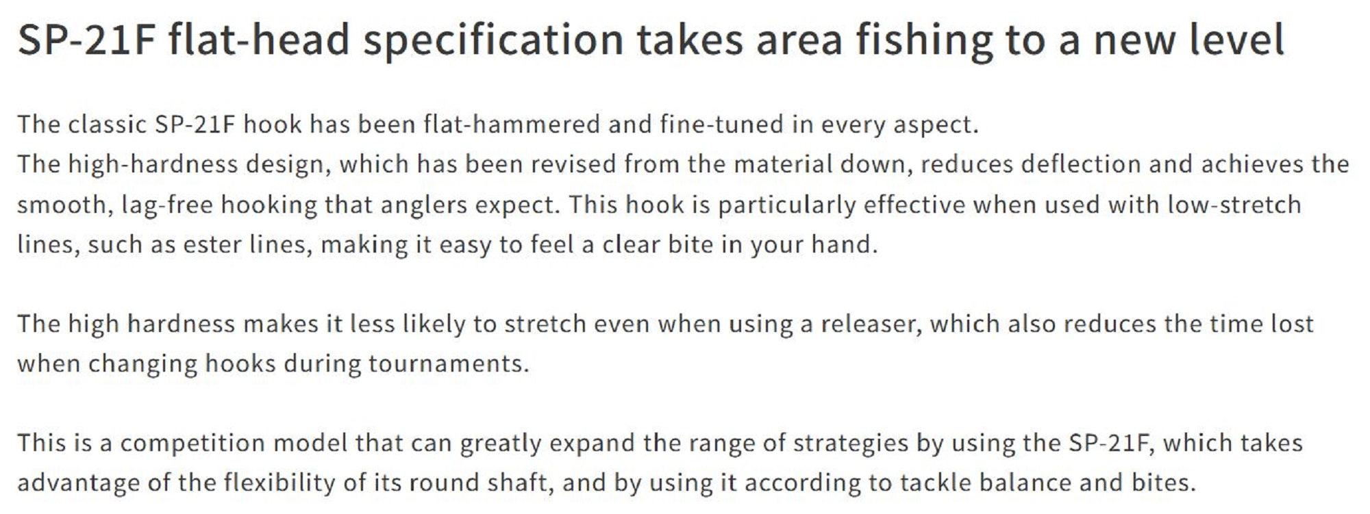 Vanfook FSP-21F Expert Hook Tournament Model Size 7 (1934)