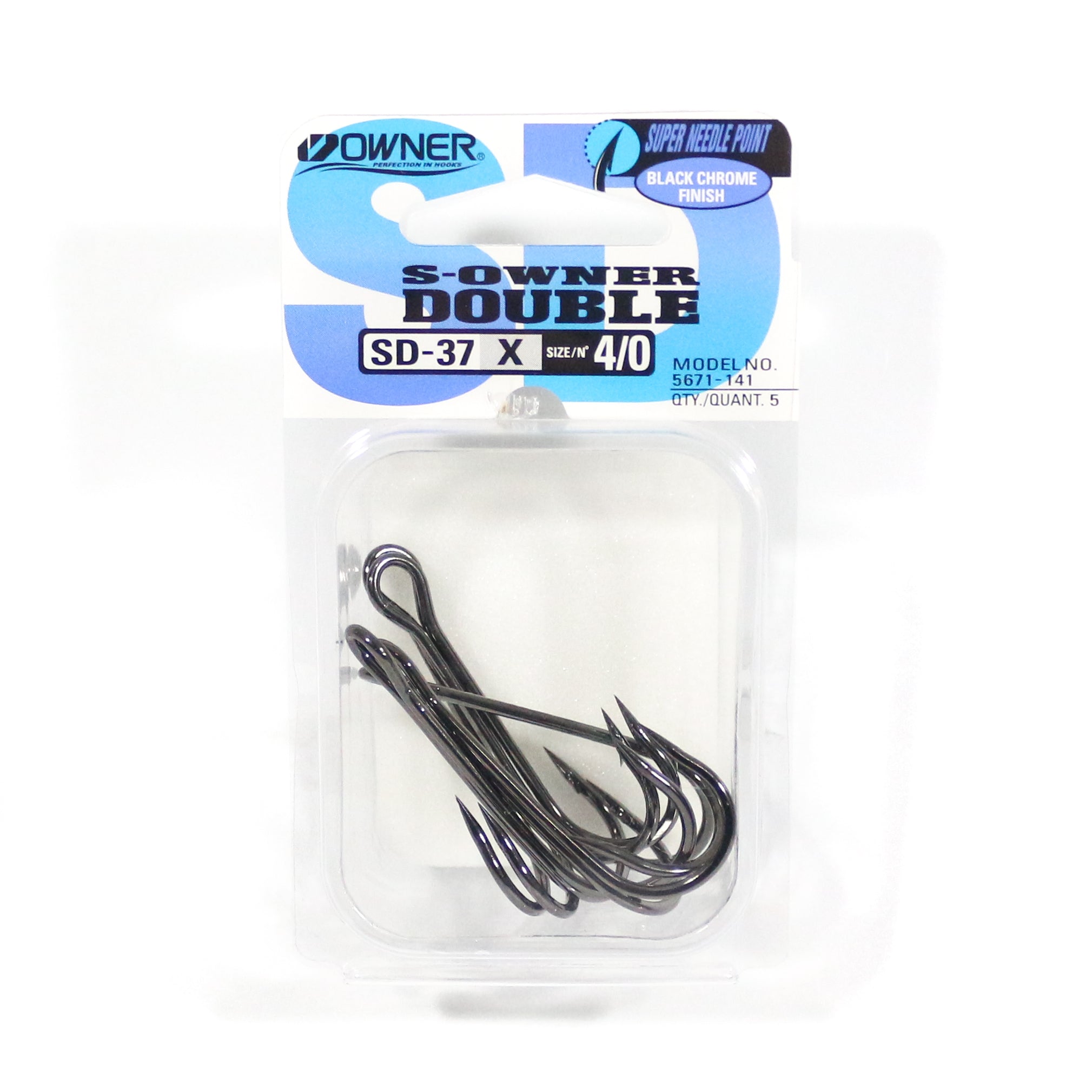 Owner SD-37 Double Hook Size 4/0 (1468)