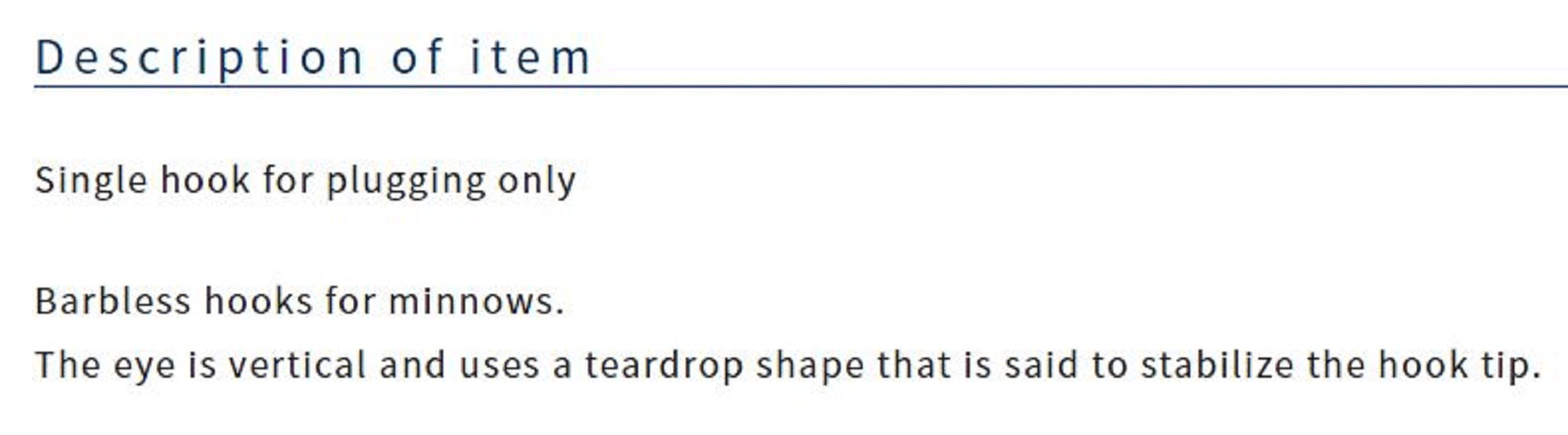 Owner SBL-55M Single Hook for Lure Barbless Size 12 (8693)