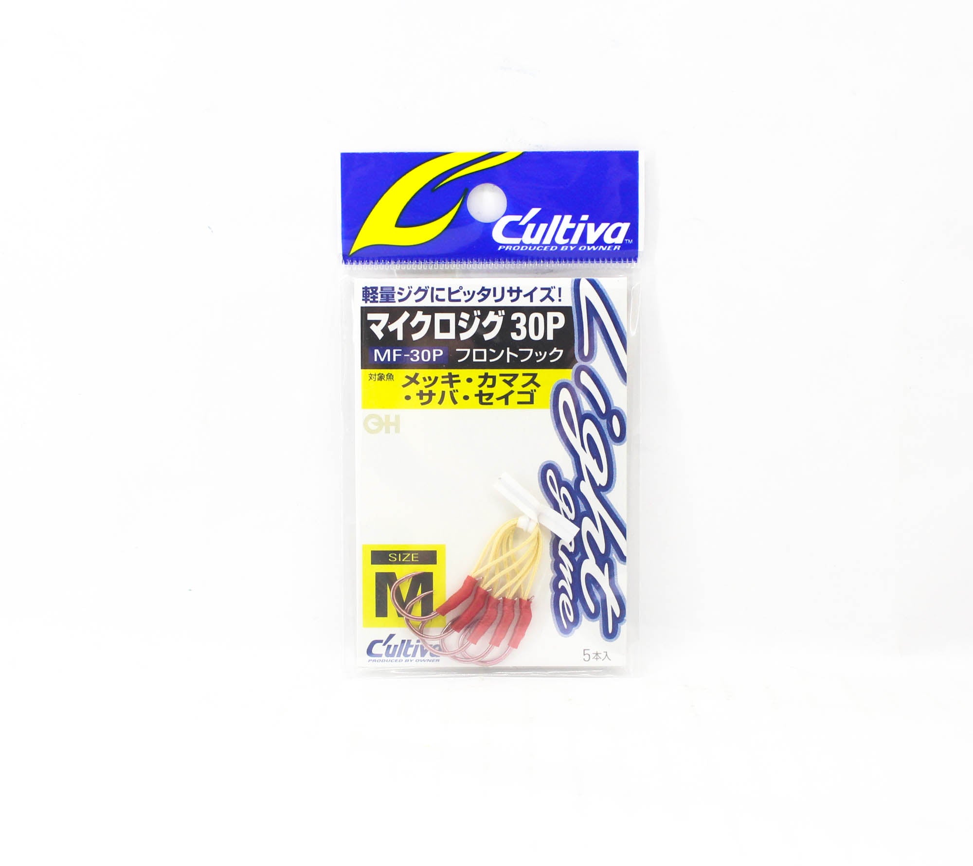 Owner MF-30P Assist Hook for Micro Jig Light Game Size M (Size 2) (0351)