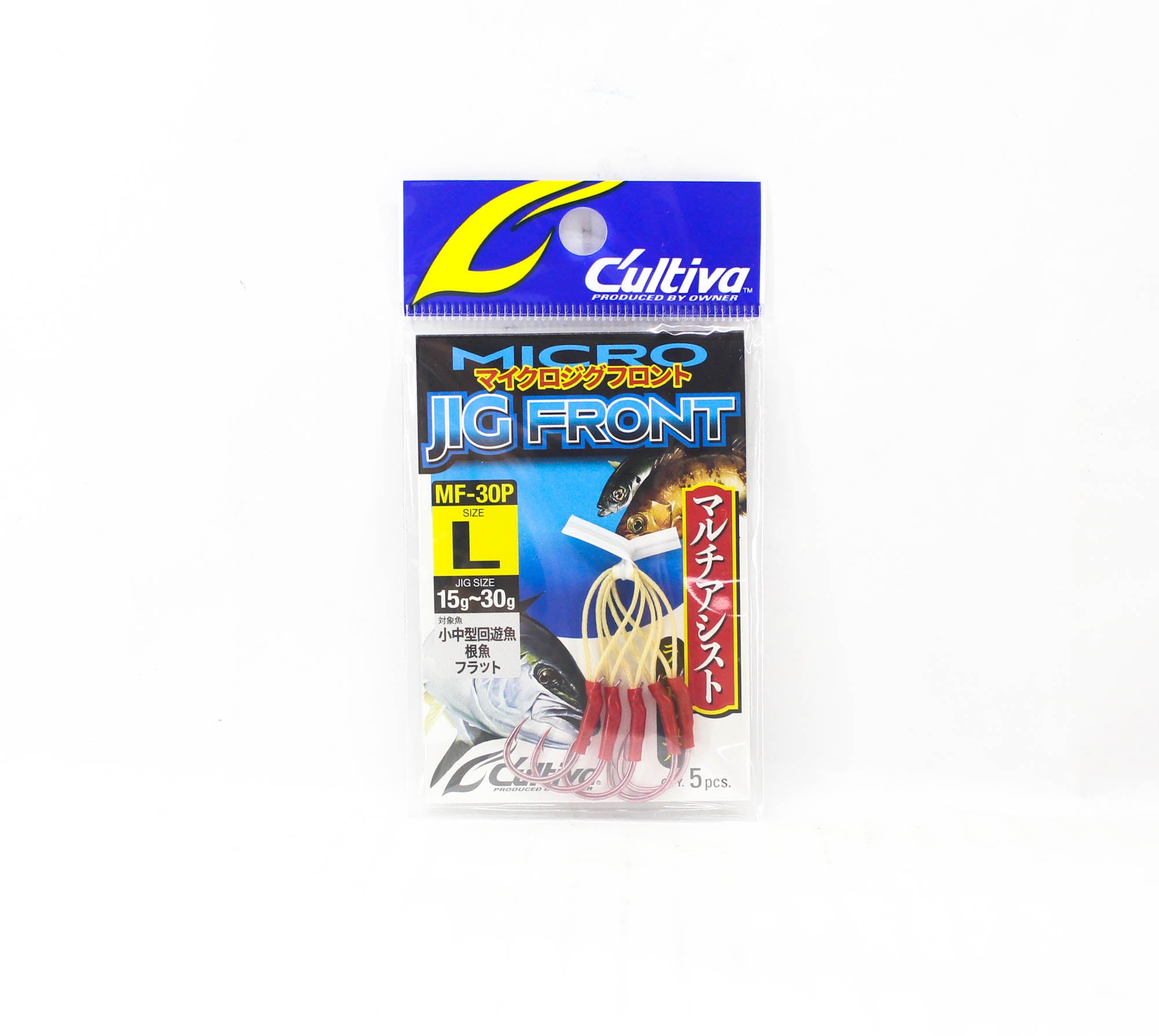 Owner MF-30P Assist Hook for Micro Jig Light Game Size L (Size 1 ) (0375)