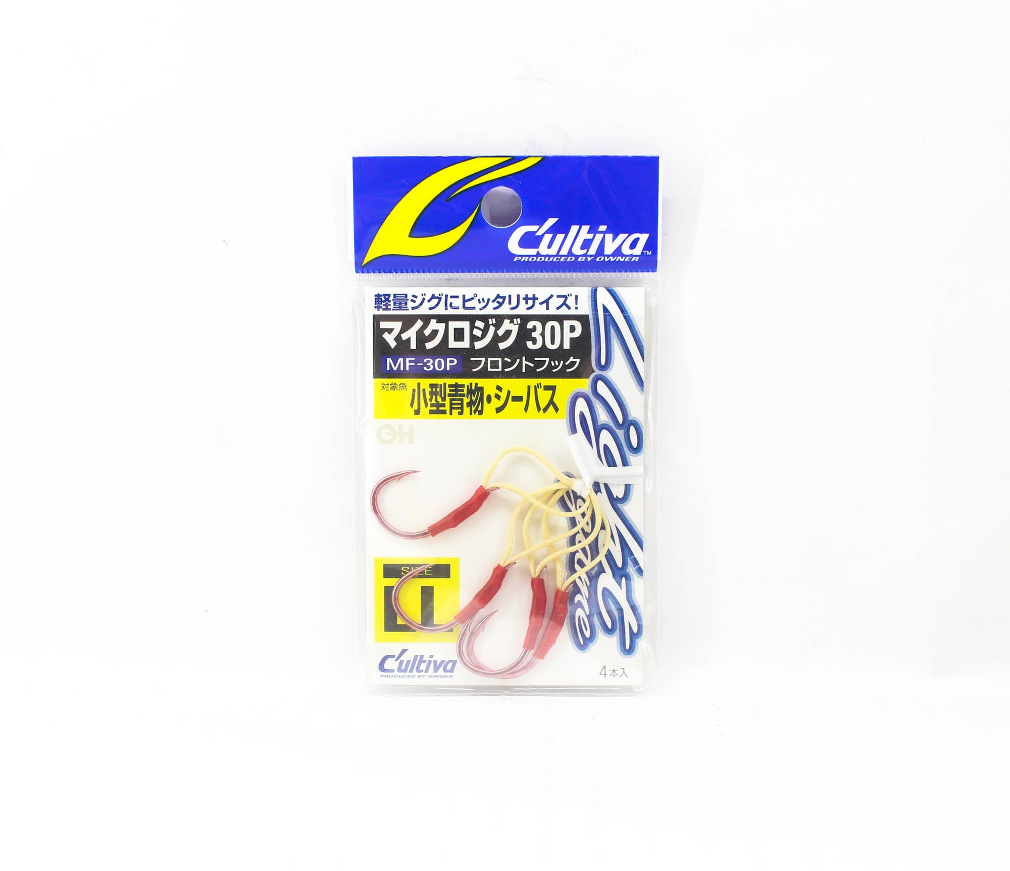 Owner MF-30P Assist Hook for Micro Jig Light Game LL (Size 1/0) (0382)