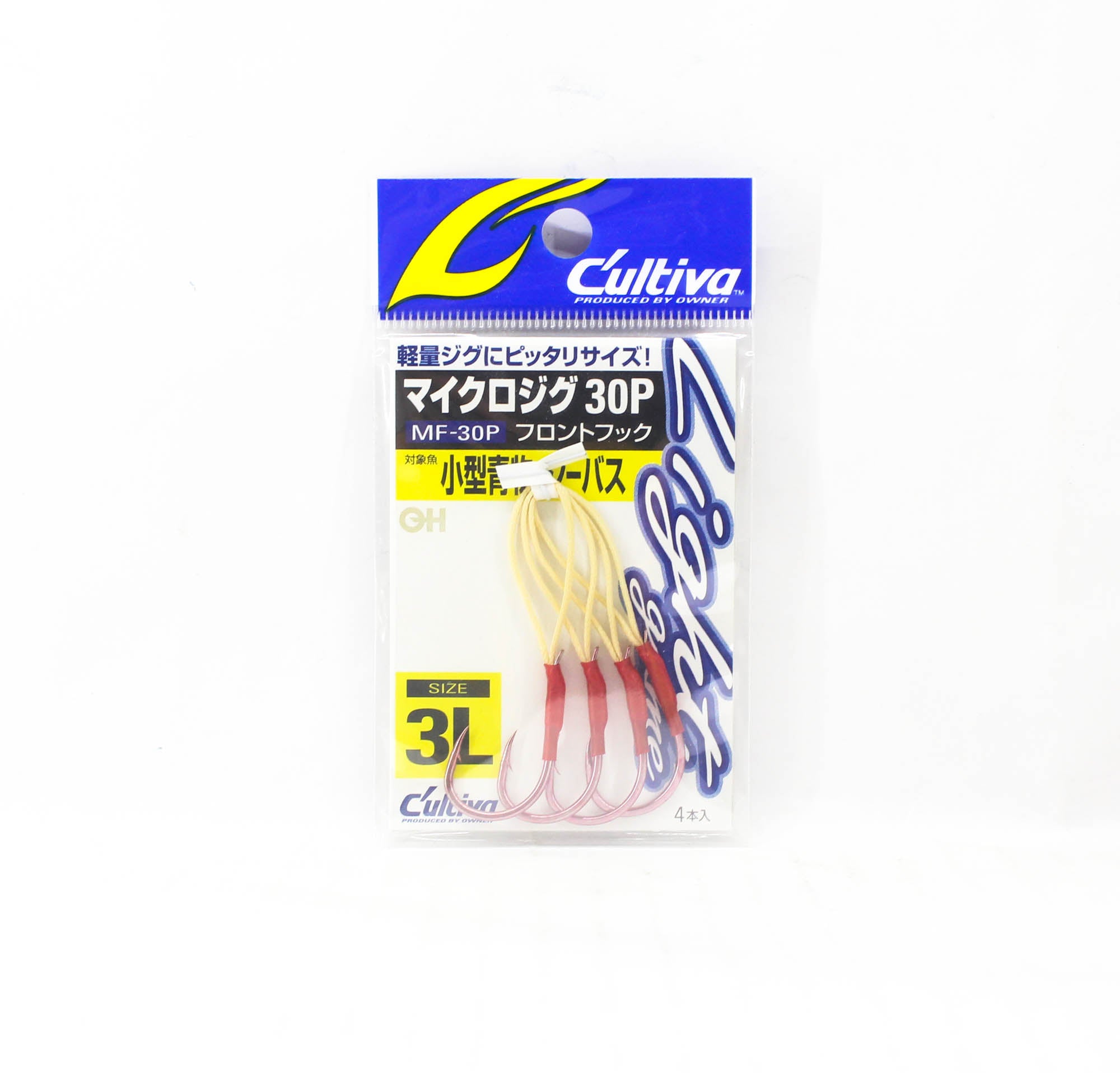 Owner MF-30P Assist Hook for Micro Jig Light Game 3L (Size 2/0) (0474)