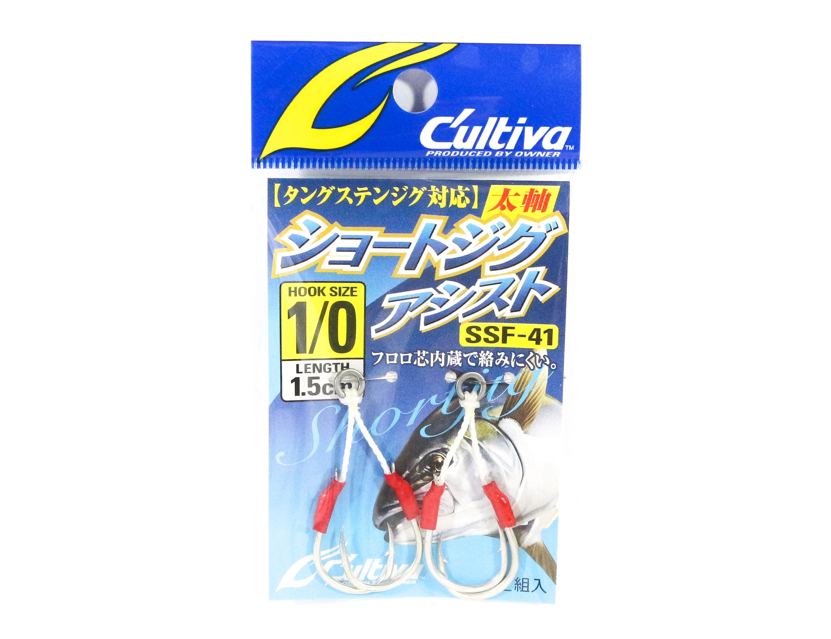 Owner SSF-41 Short Jig Assist Hooks Size 1/0 (3222)