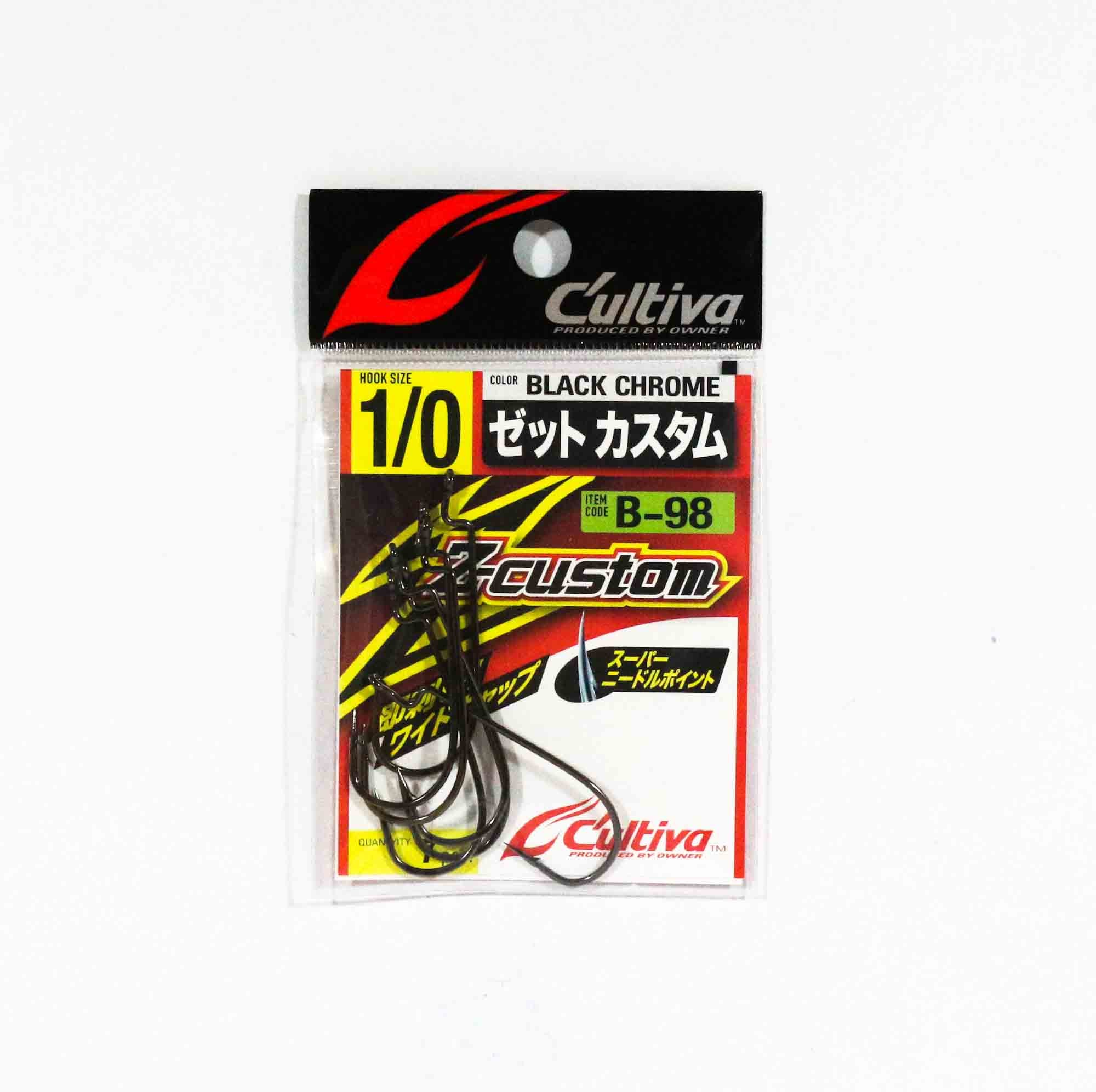 Owner B-98 Worm Hook Z Custom Size 1/0 (4373)