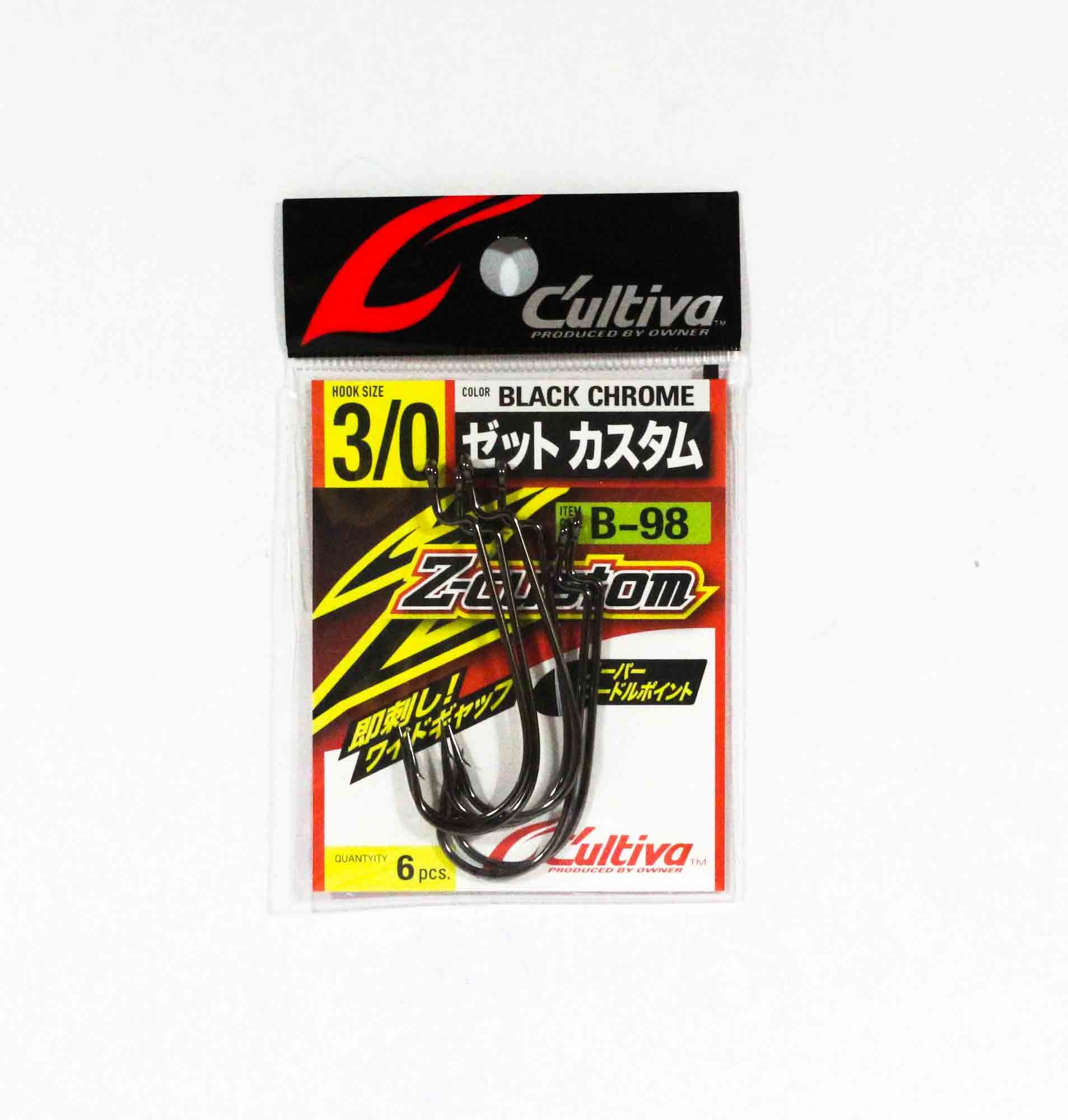 Owner B-98 Worm Hook Z Custom Size 3/0 (4397)