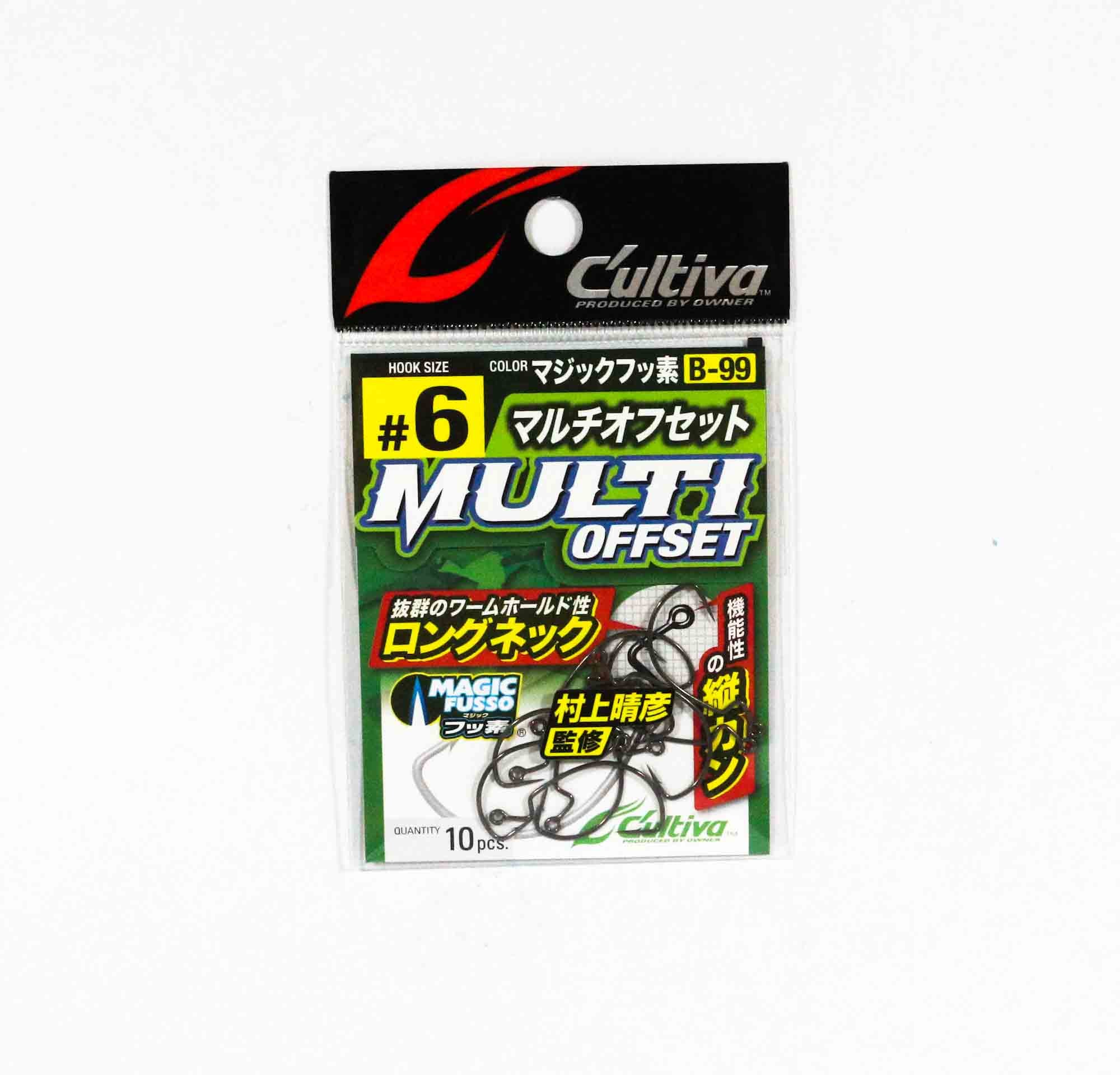 Owner B-99 Worm Hook Multi Offset Size 6 (7794)