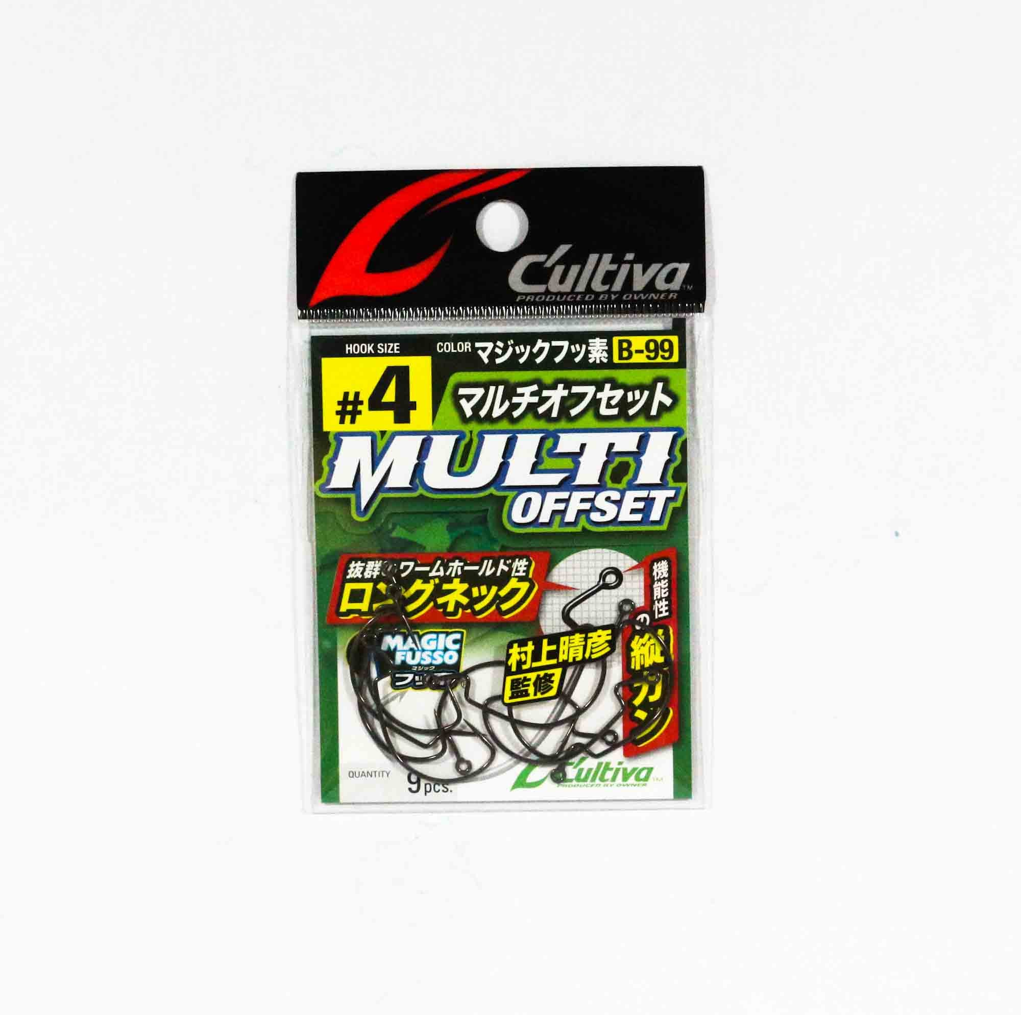 Owner B-99 Worm Hook Multi Offset Size 4 (7800)