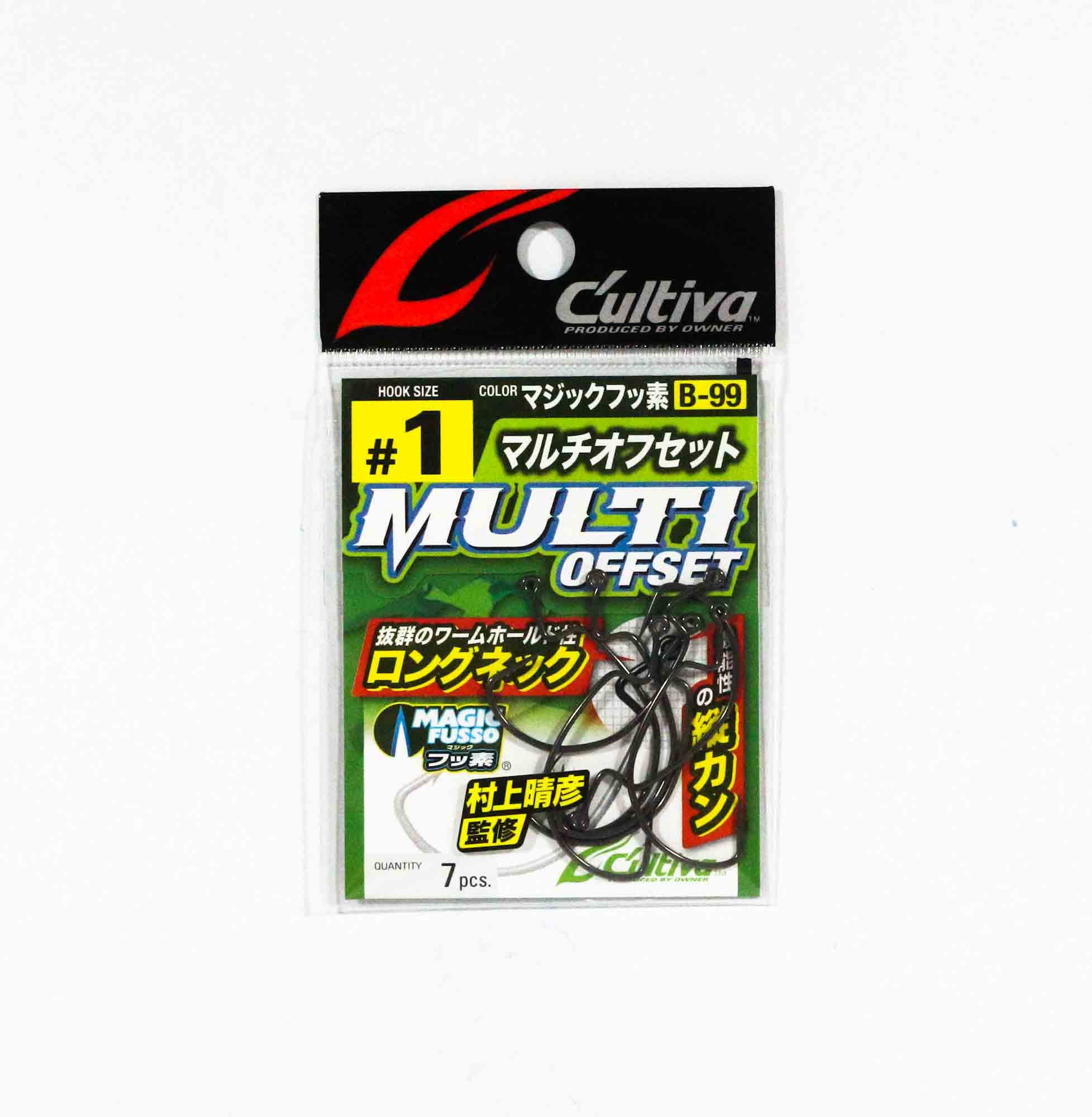 Owner B-99 Worm Hook Multi Offset Size 1 (7824)