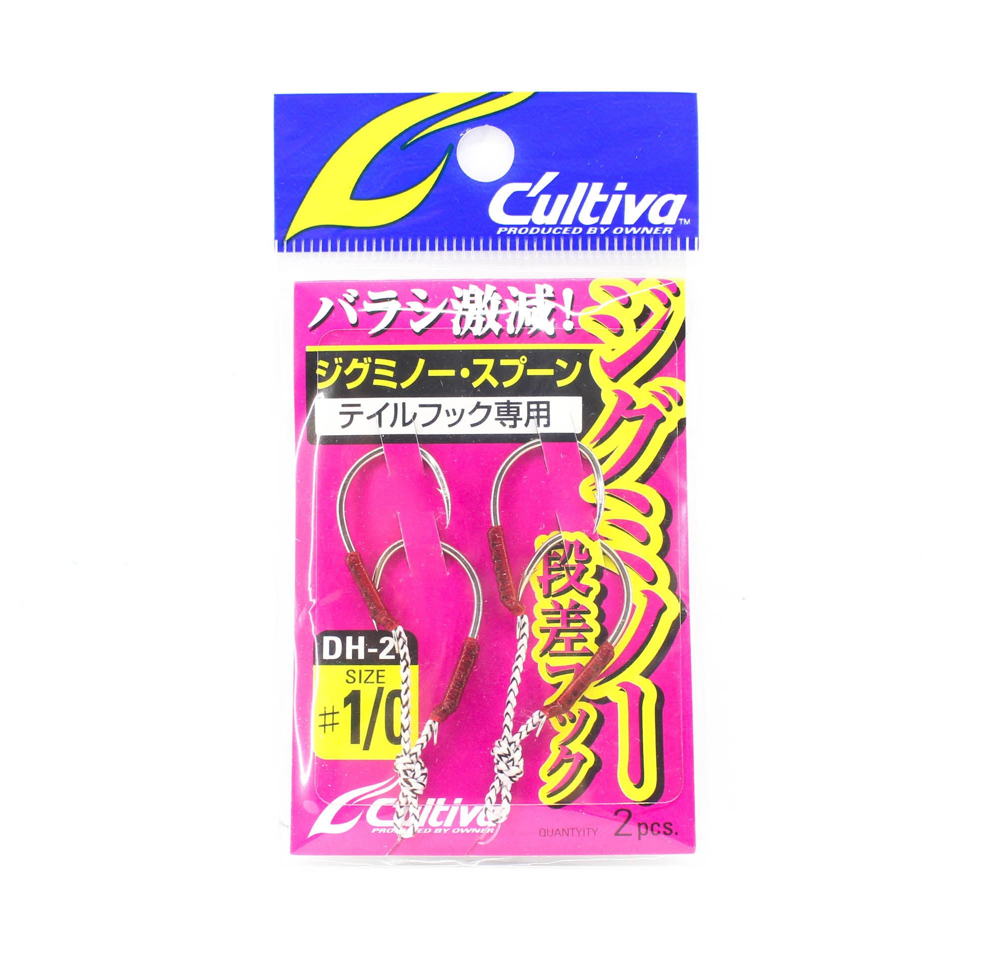 Owner DH-21 Jig Minnow Spoon Tail Hooks Size 1/0 (5751)