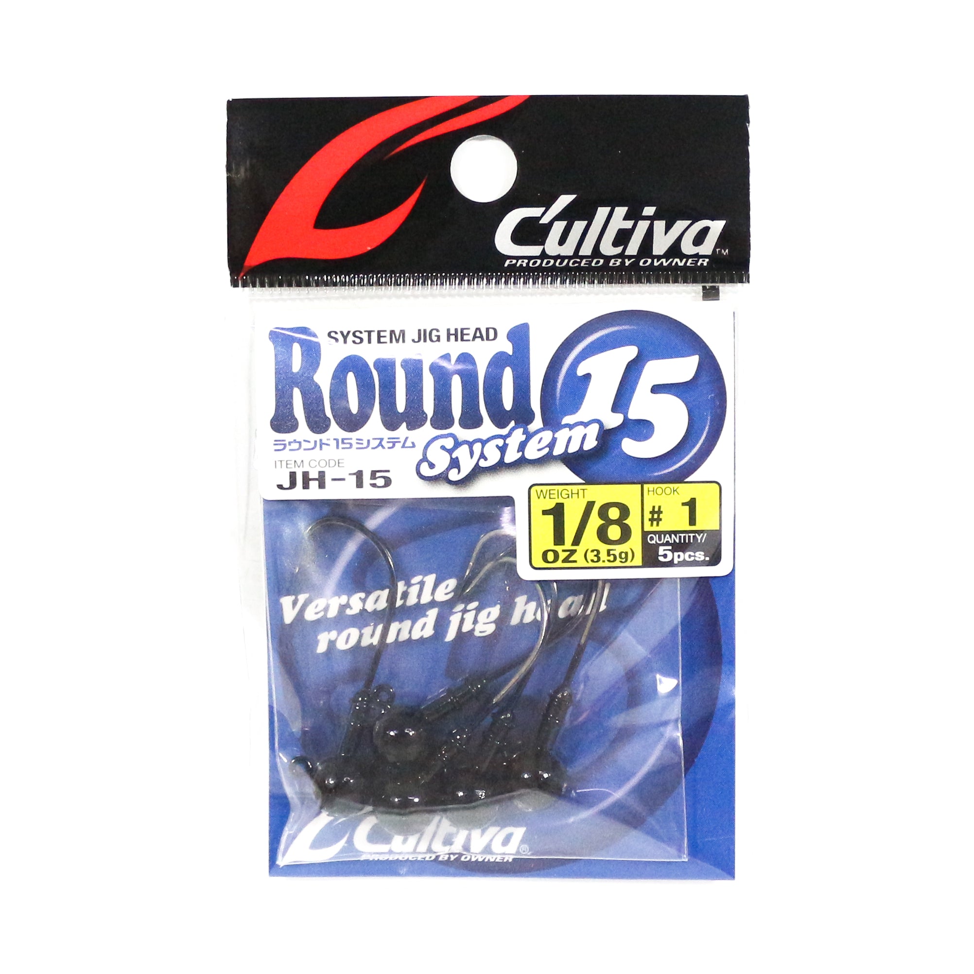 Owner JH-15 Jig Head Round System 1/8 oz Size 1 (3328)