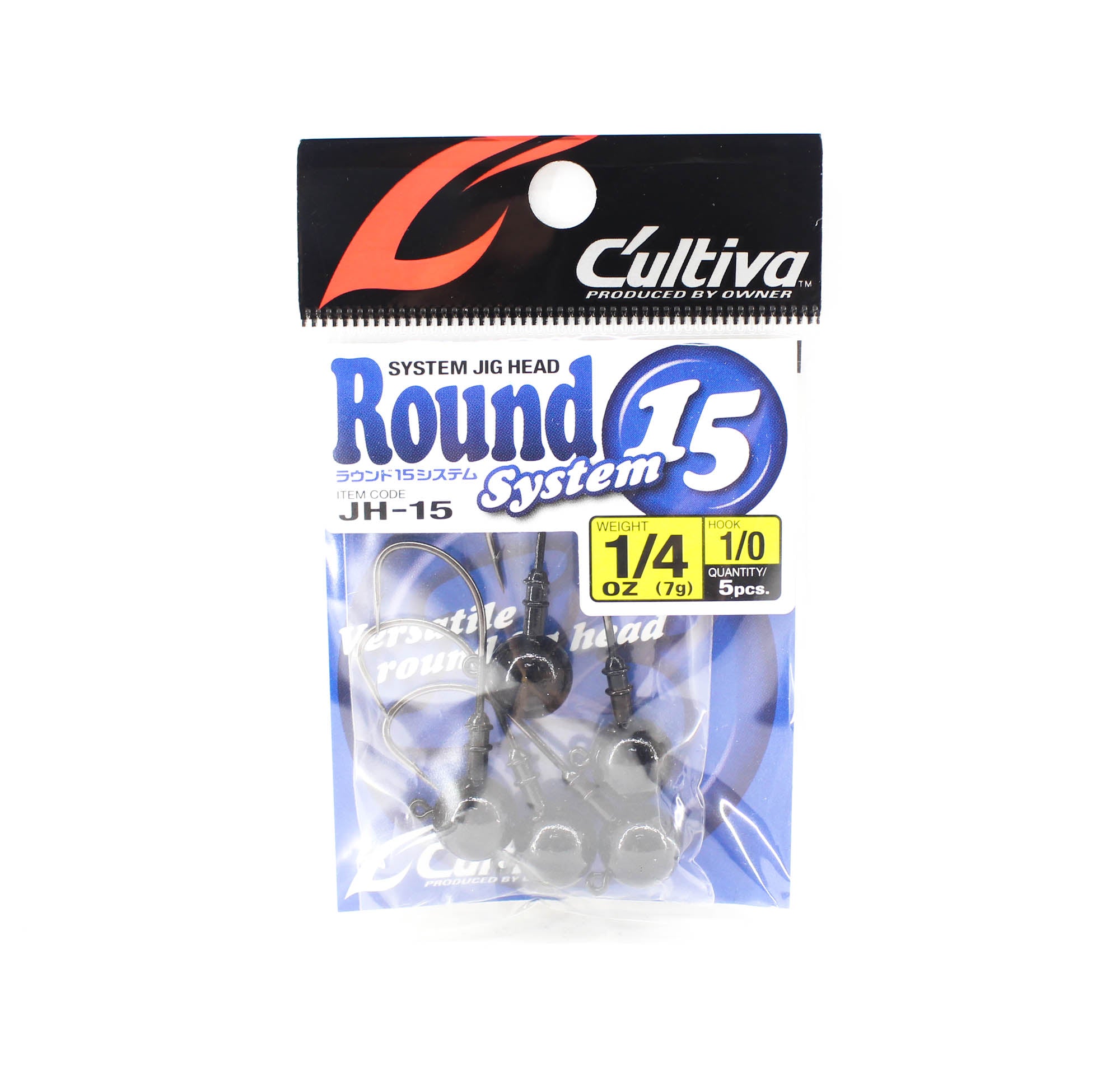 Owner JH-15 Jig Head Round System 1/4 oz Size 1/0 (3373)