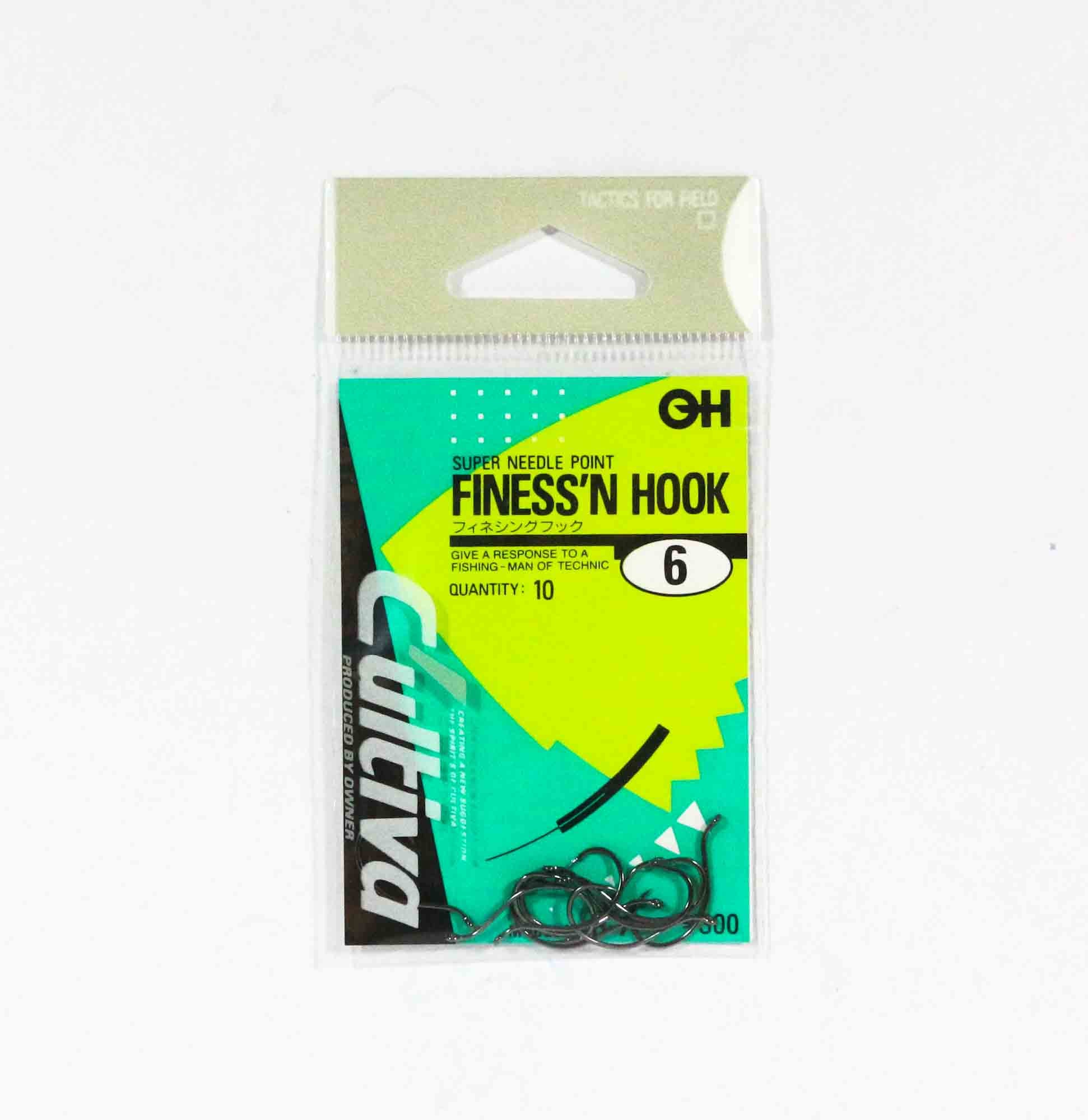Owner B-71 Worm Hook Finess'n Size 6 (0555)