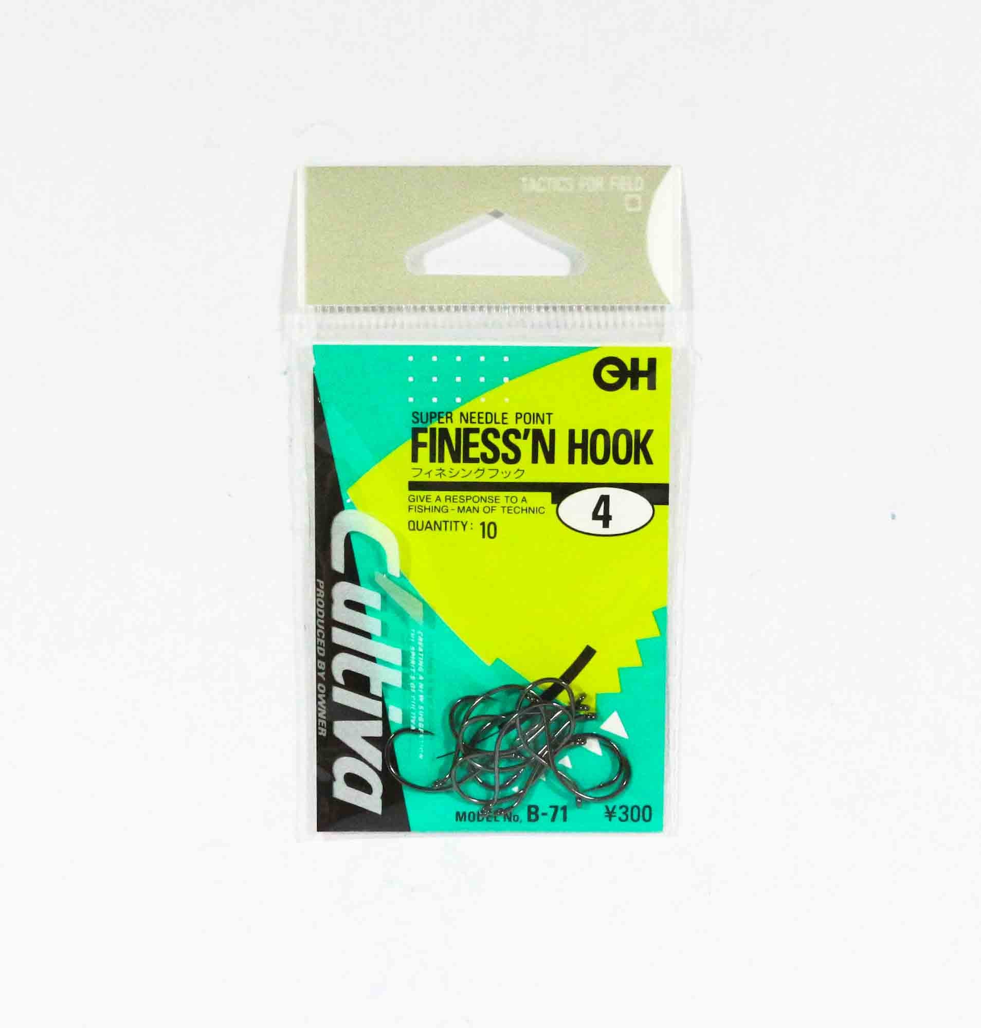Owner B-71 Worm Hook Finess'n Size 4 (0579)