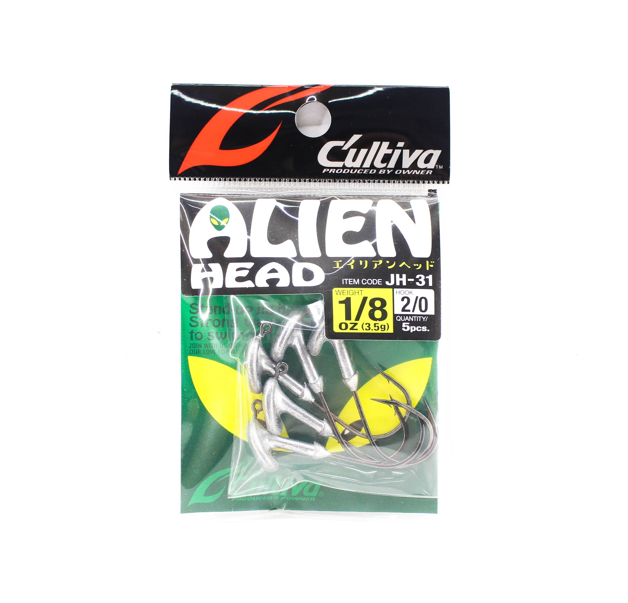 Owner JH-31 Alien Head 1/8 oz Hook Size 3/0 (1682)