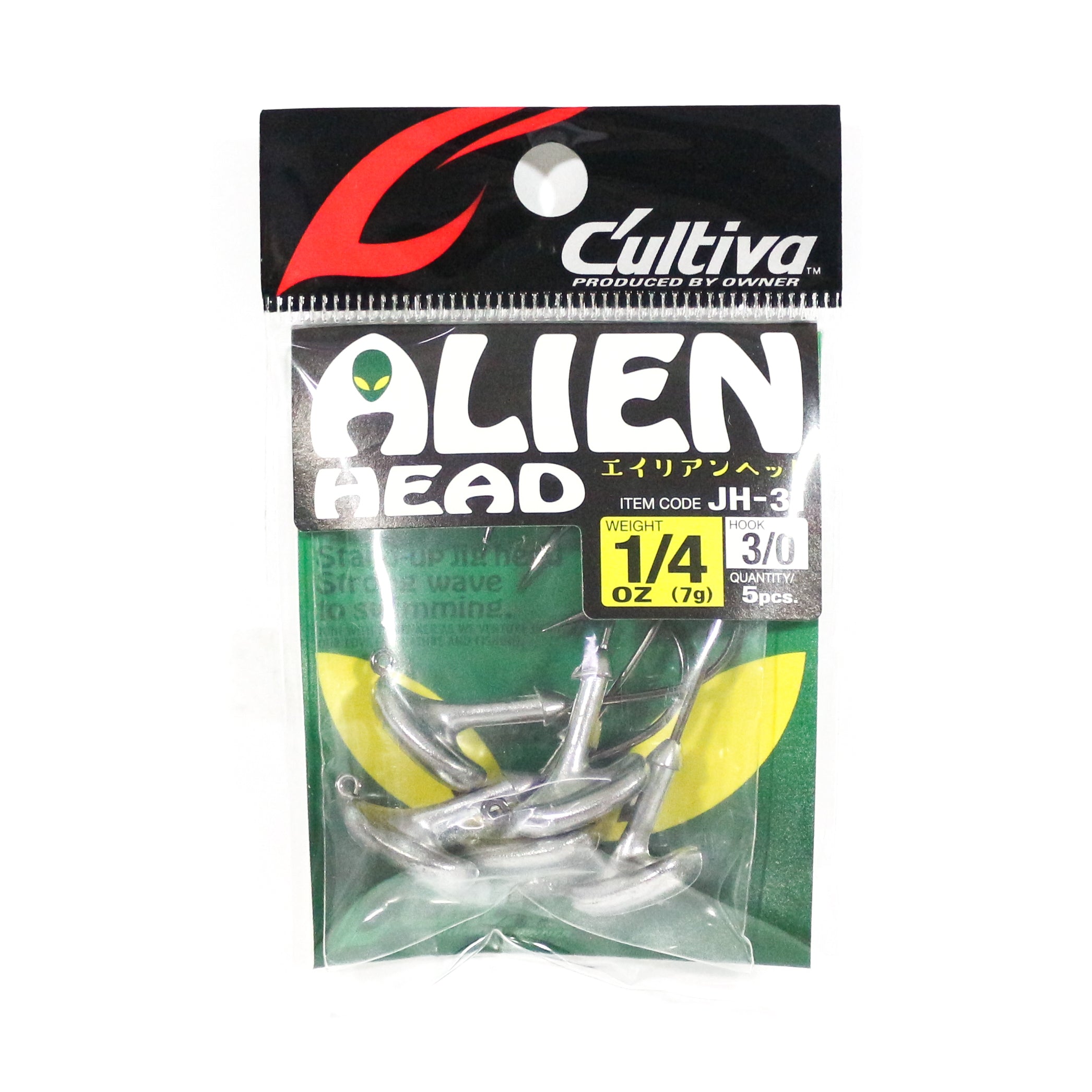 Owner JH-31 Alien Head 1/4 oz Hook Size 3/0 (1712)