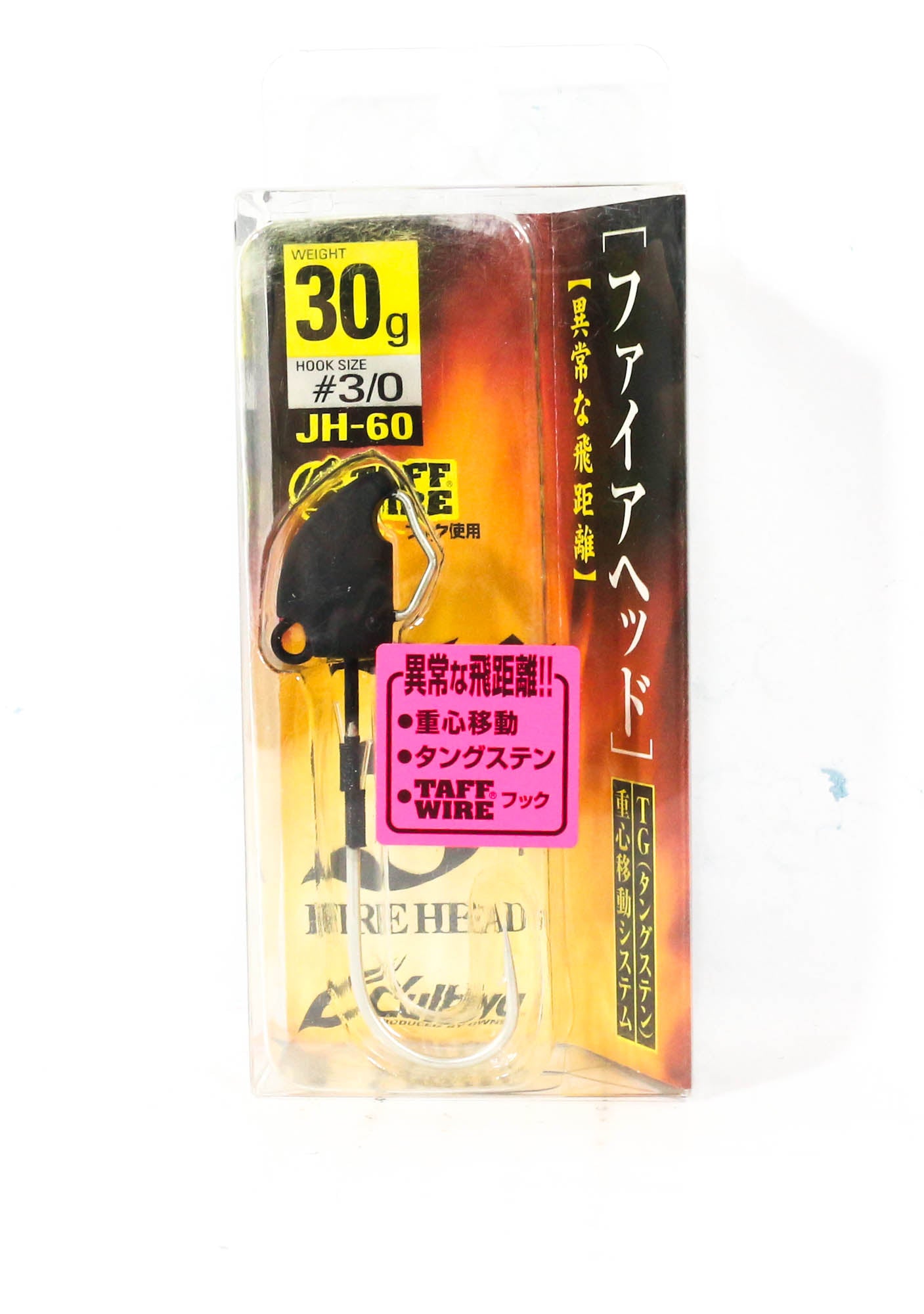 Owner JH-60 Jig Head Fire Head 30 grams Size 3/0 (4278)