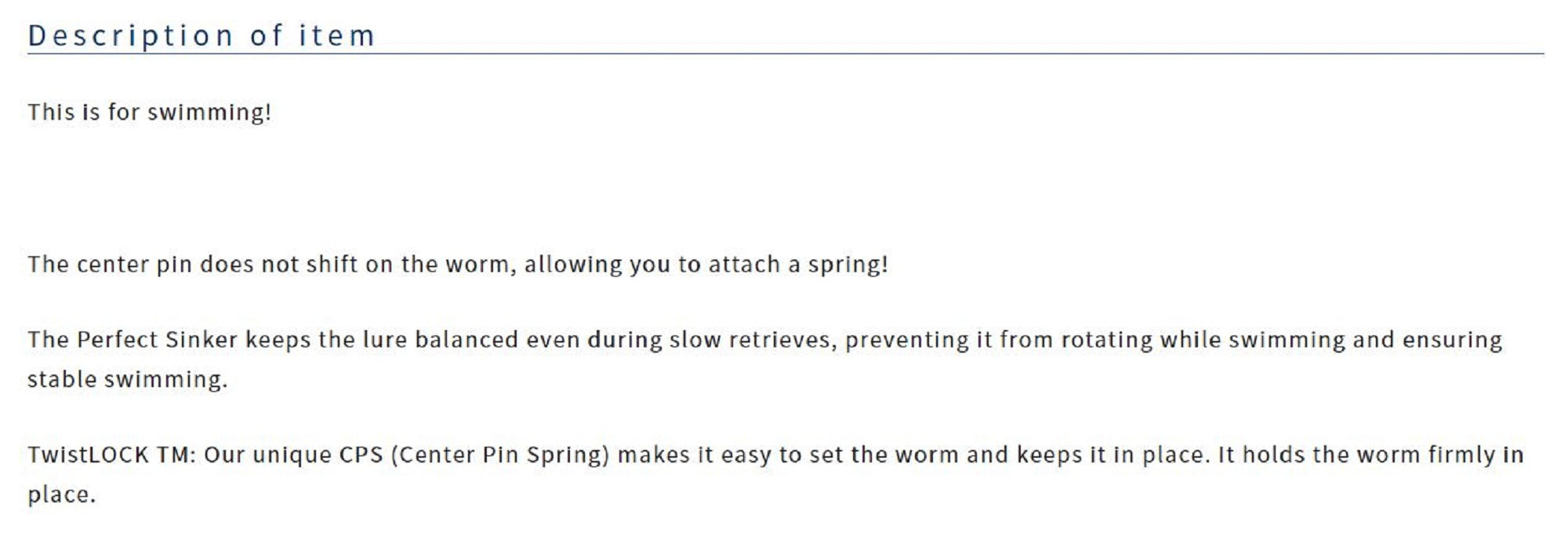 Owner TL-12 Twist Lock Weighted Worm Hook Size 3/0 (9563)