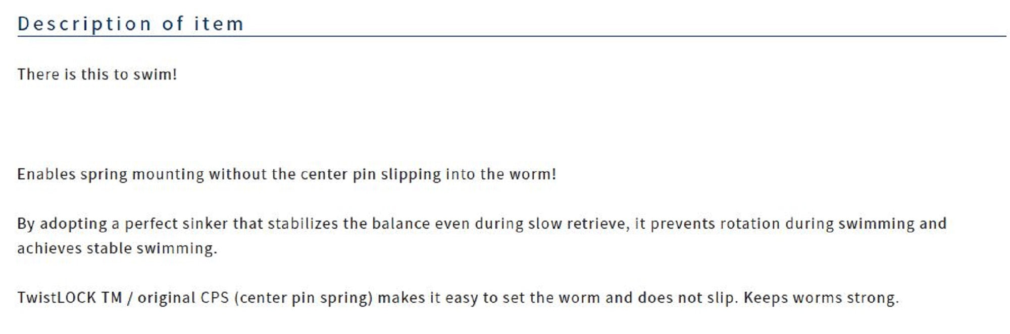 Owner TL-12 Twist Lock Weighted Worm Hook Size 5/0 (9587)