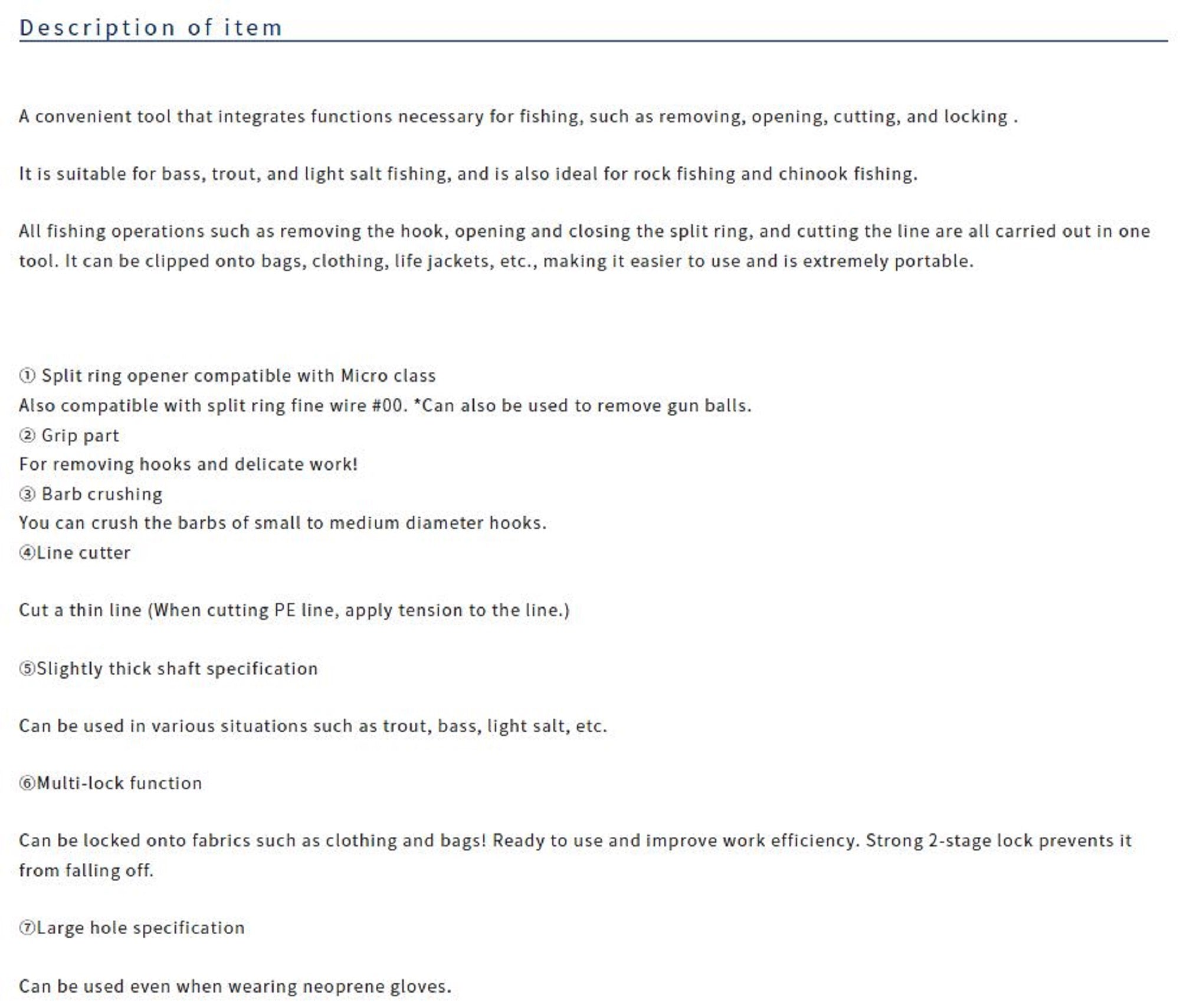 Owner FT-06 Multi Forceps Split Ring Opener 100mm Size S (2273)