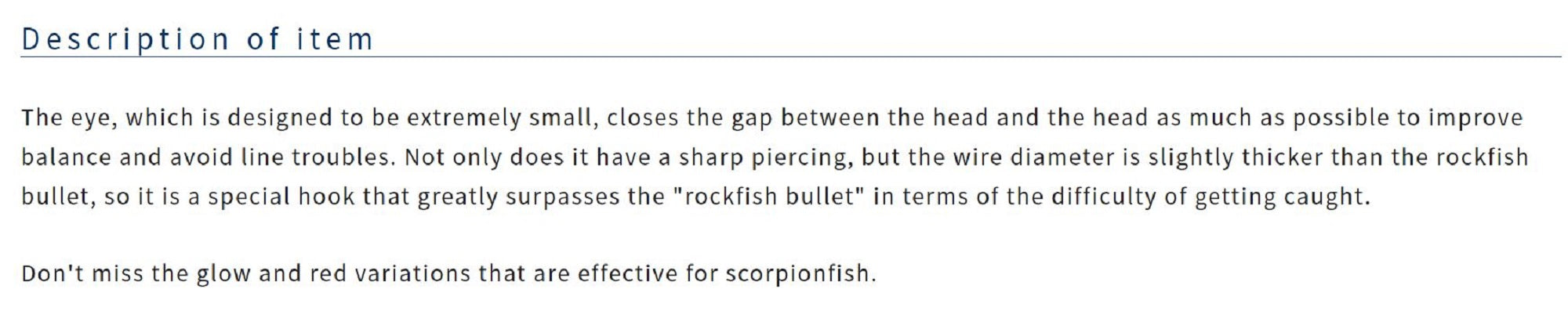 Owner JH-82 Jig Head Mebaru Shot 1.8 grams Size 8 (3720)