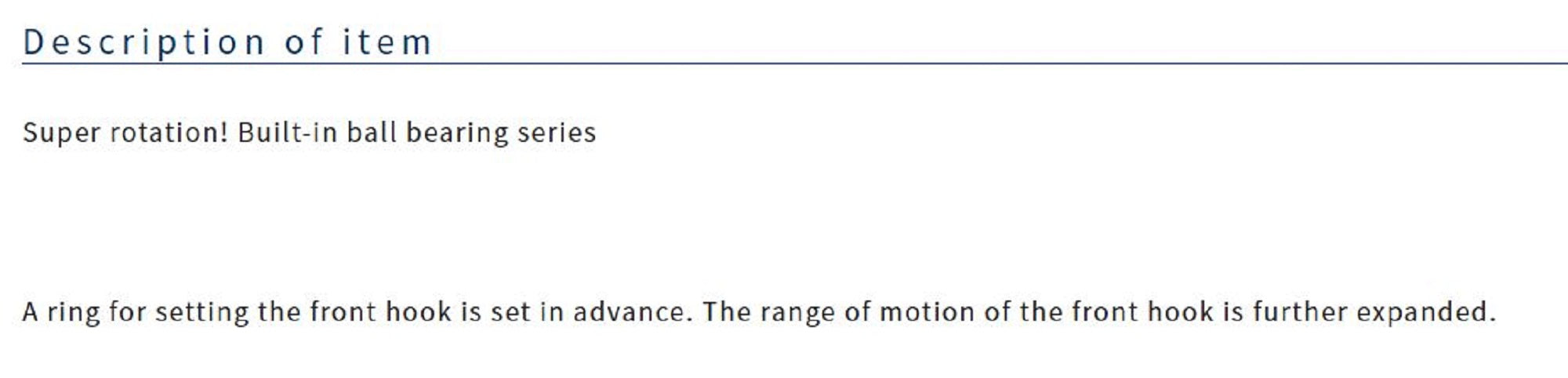 Owner TSS-52 Taff Swivel Stain Assist Spin with Solid Ring Size 5 (6059)