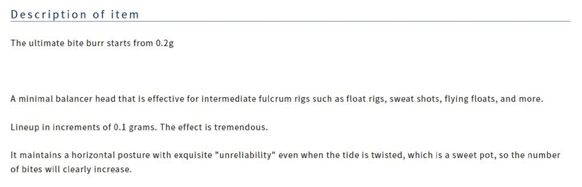 Owner JH-88 Jig Head Mini Black Balancer 0.2g Hook Size 11 (0815)