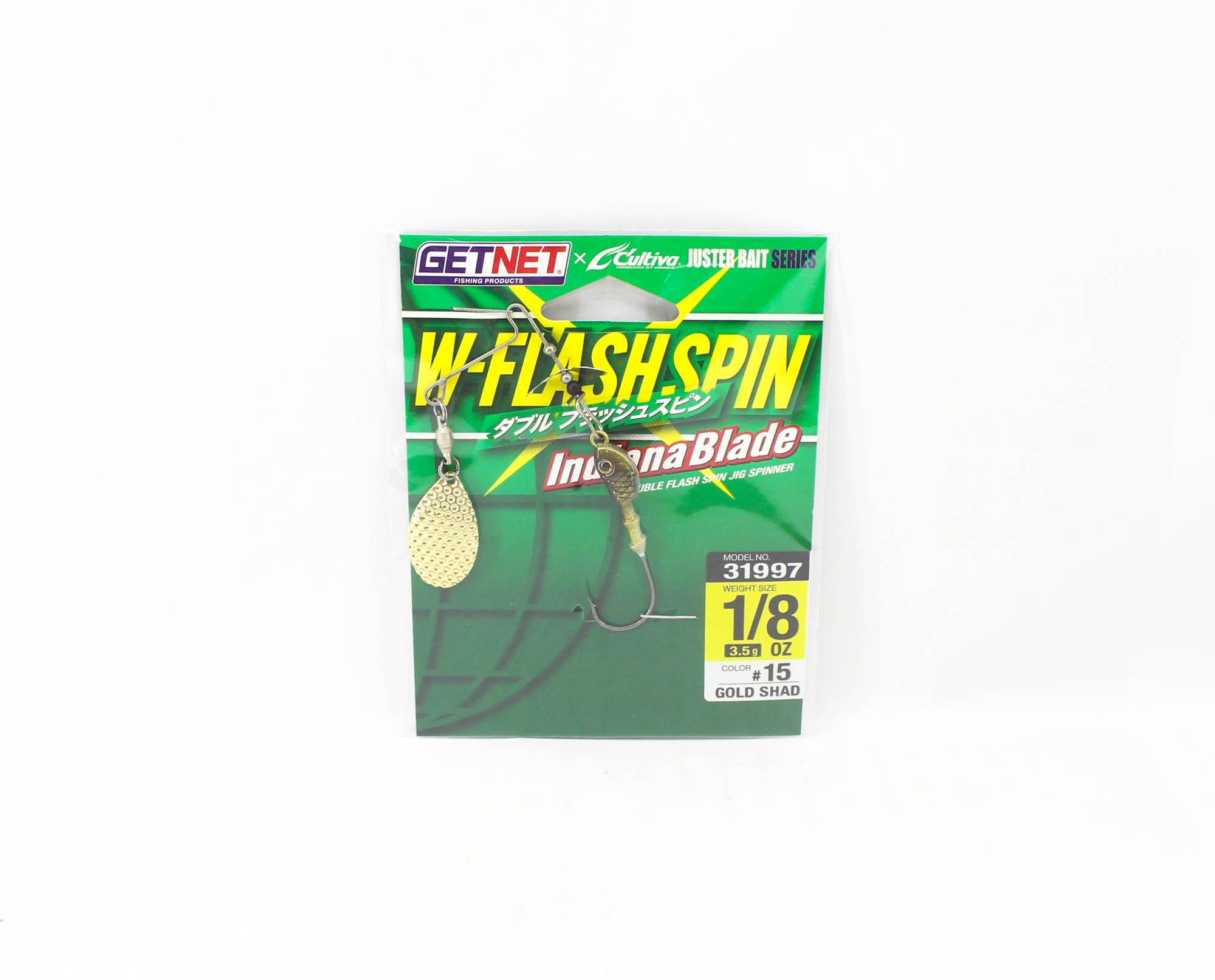 Owner WFS-11 Flash Spin Indiana Blade 1/8 Oz 1/0 (3160)